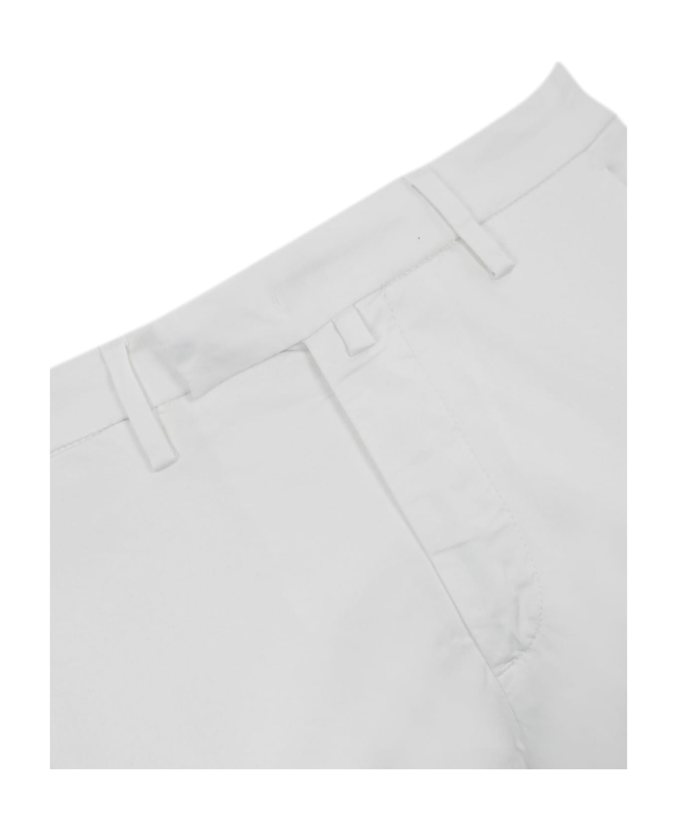Briglia 1949 Cotton Stretch Trousers - Naturale