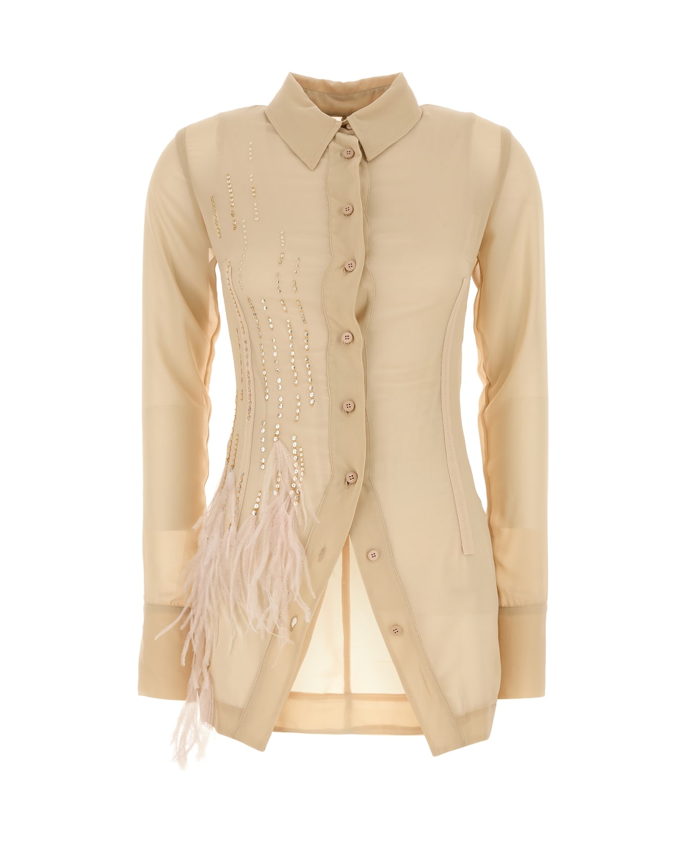 The Attico Shirt - PALEPINK
