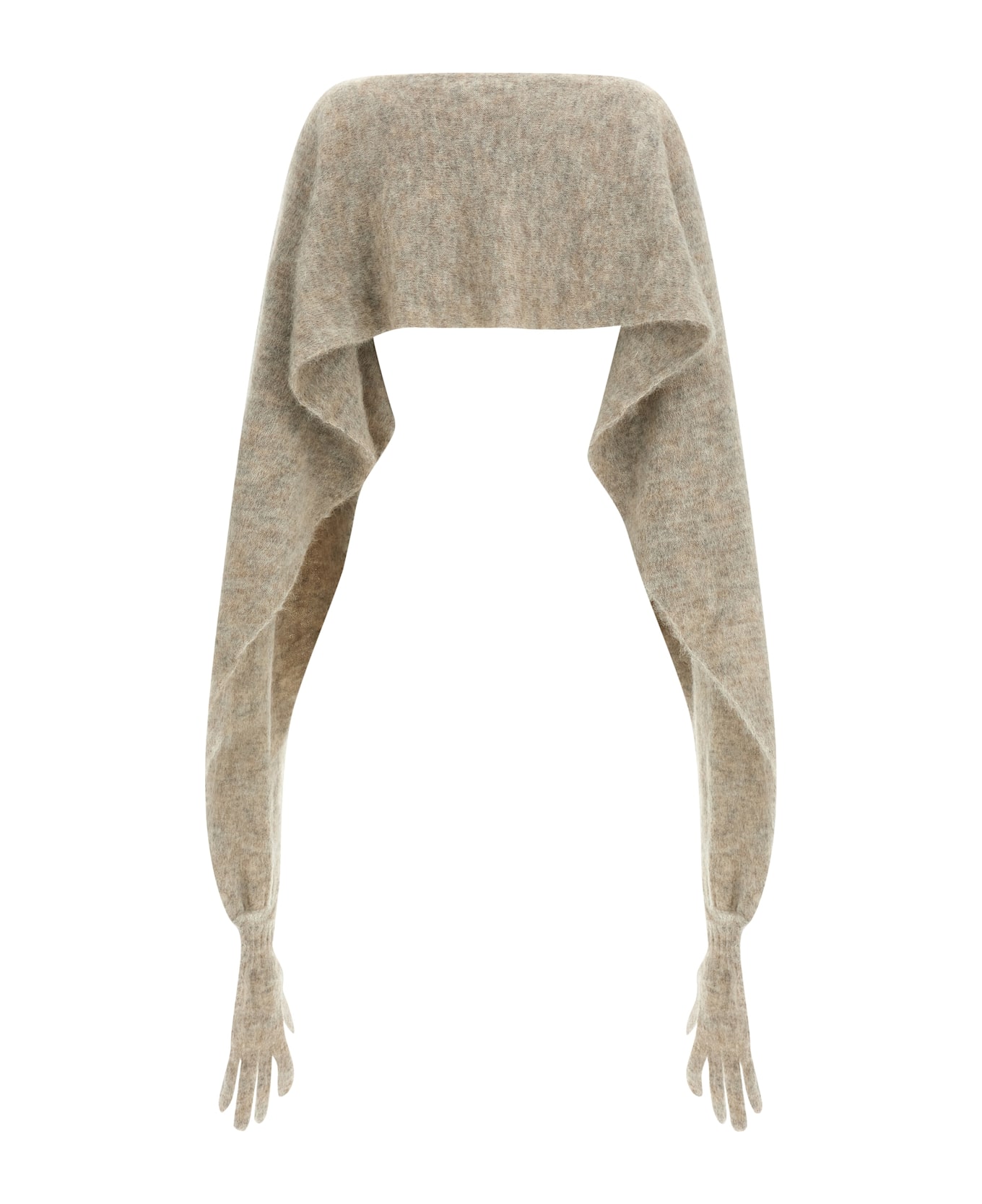 Moschino Glove Cape - NEUTRALS