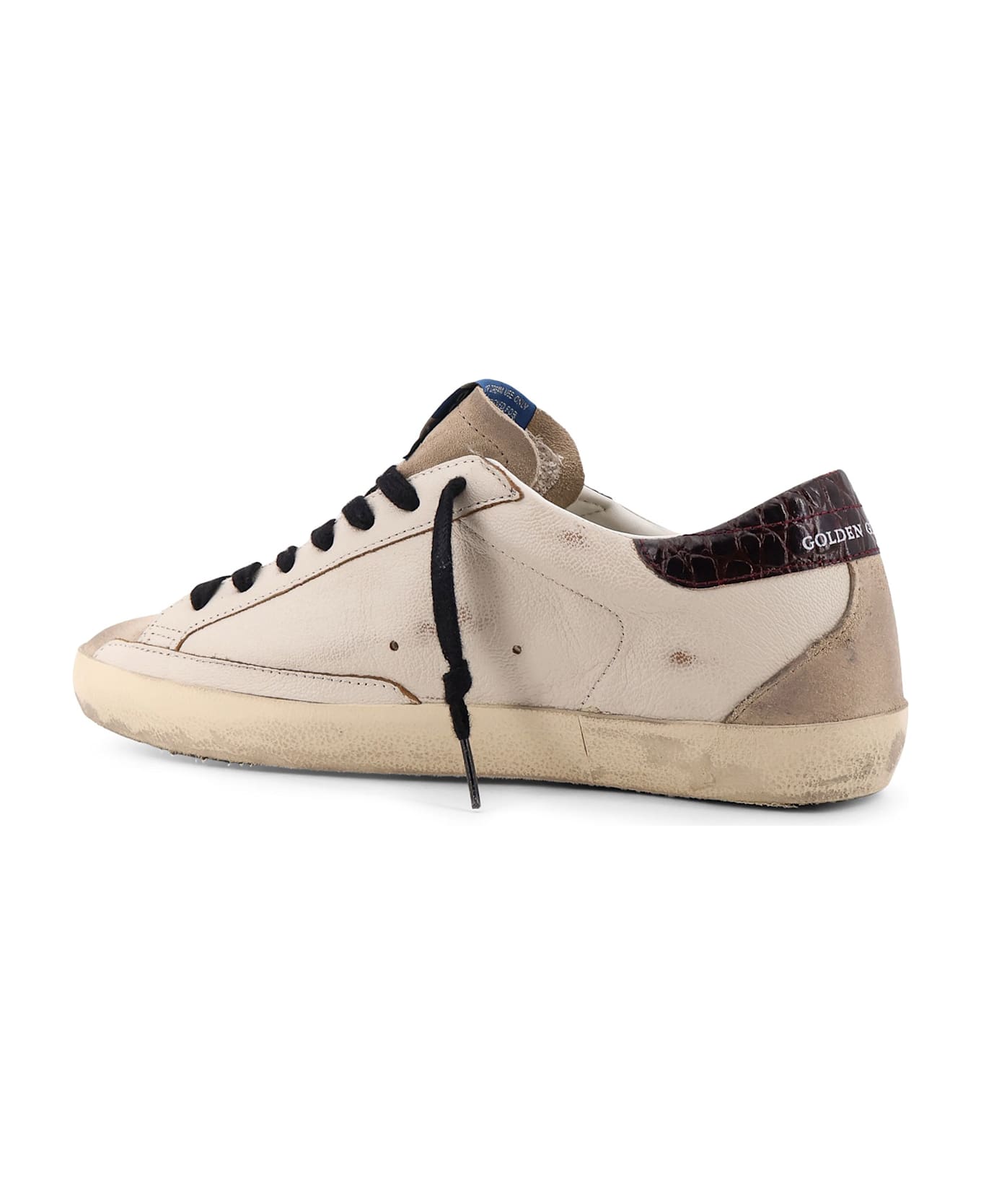 Golden Goose Super-star Classic With Spur Leather Low-top Sneakers - WHITE/BEIGE/BROWN