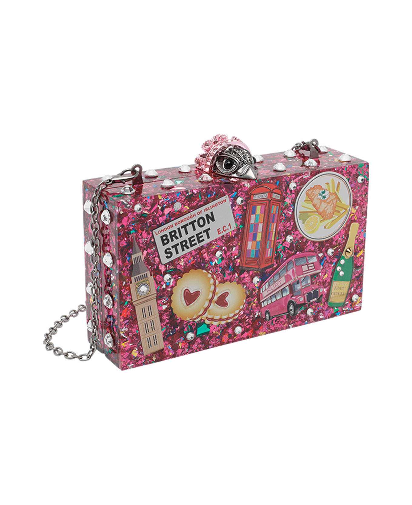 Kurt Geiger London Box Clutch - Pink