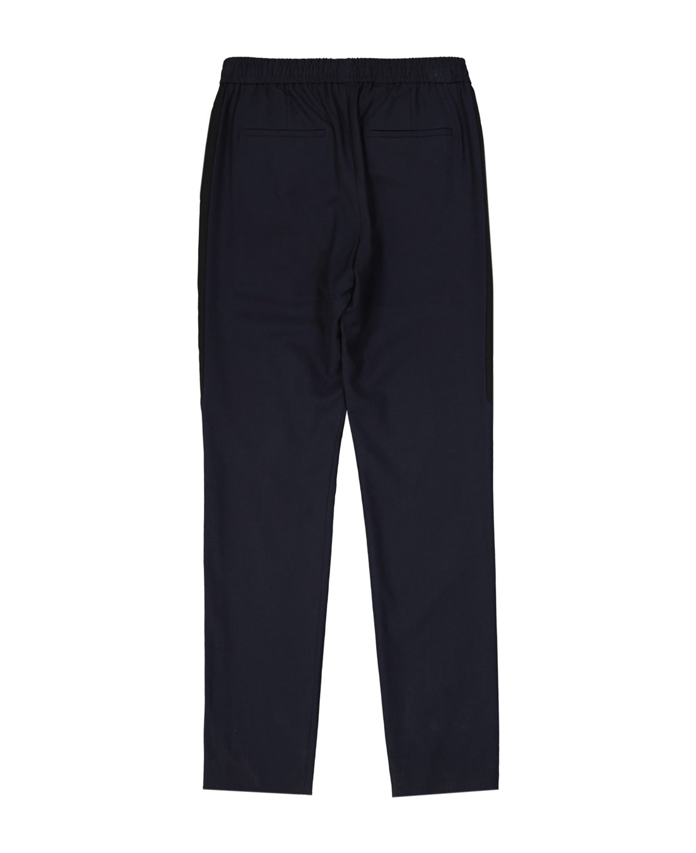 Givenchy Striped Side Panel Wool Trousers - Blue ボトムス