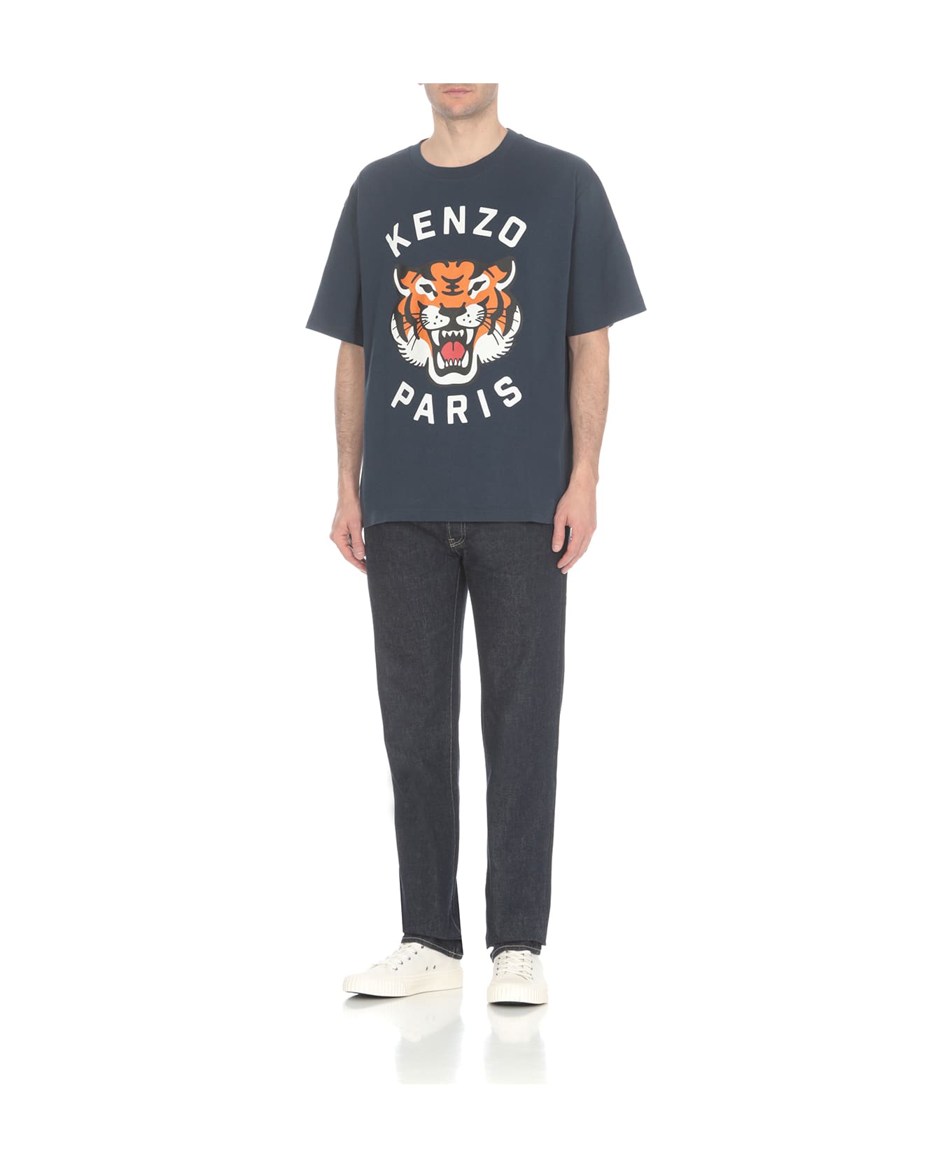 Kenzo Lucky Tiger T-shirt - Blue