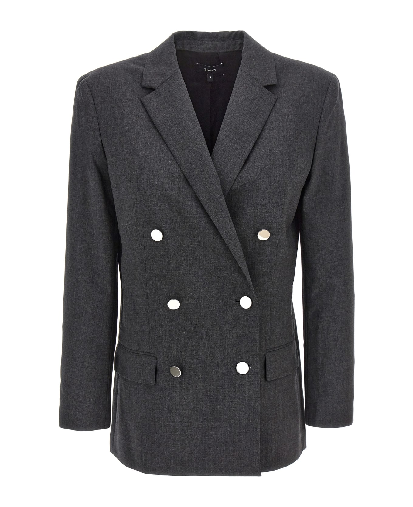 Theory 
boxy
 Blazer - Gray