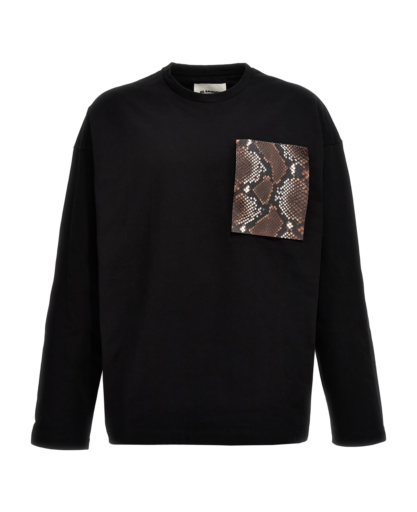 Jil Sander 'phyton Pocket' T-shirt - Black