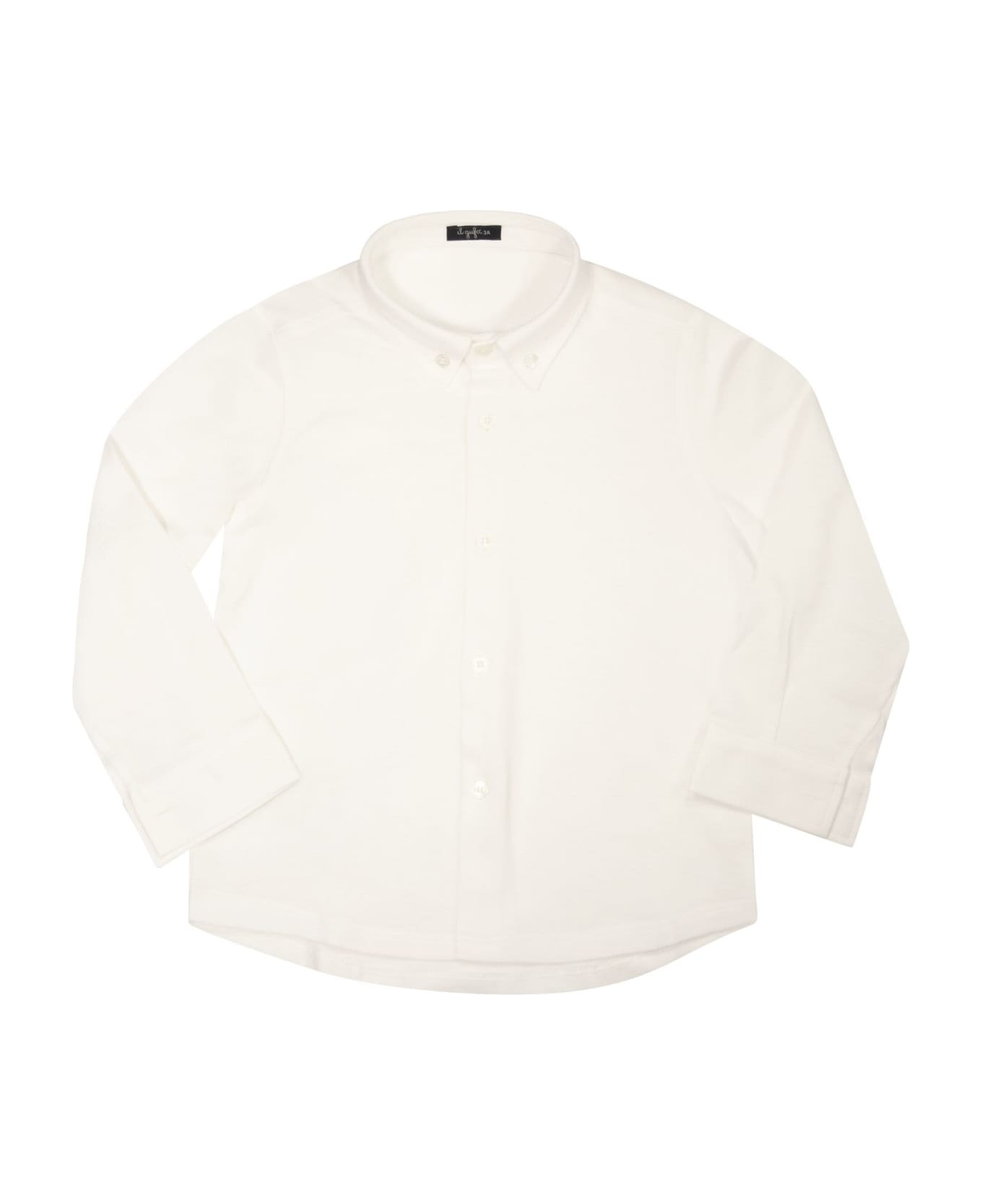Il Gufo Regular Fit Cotton Shirt - White