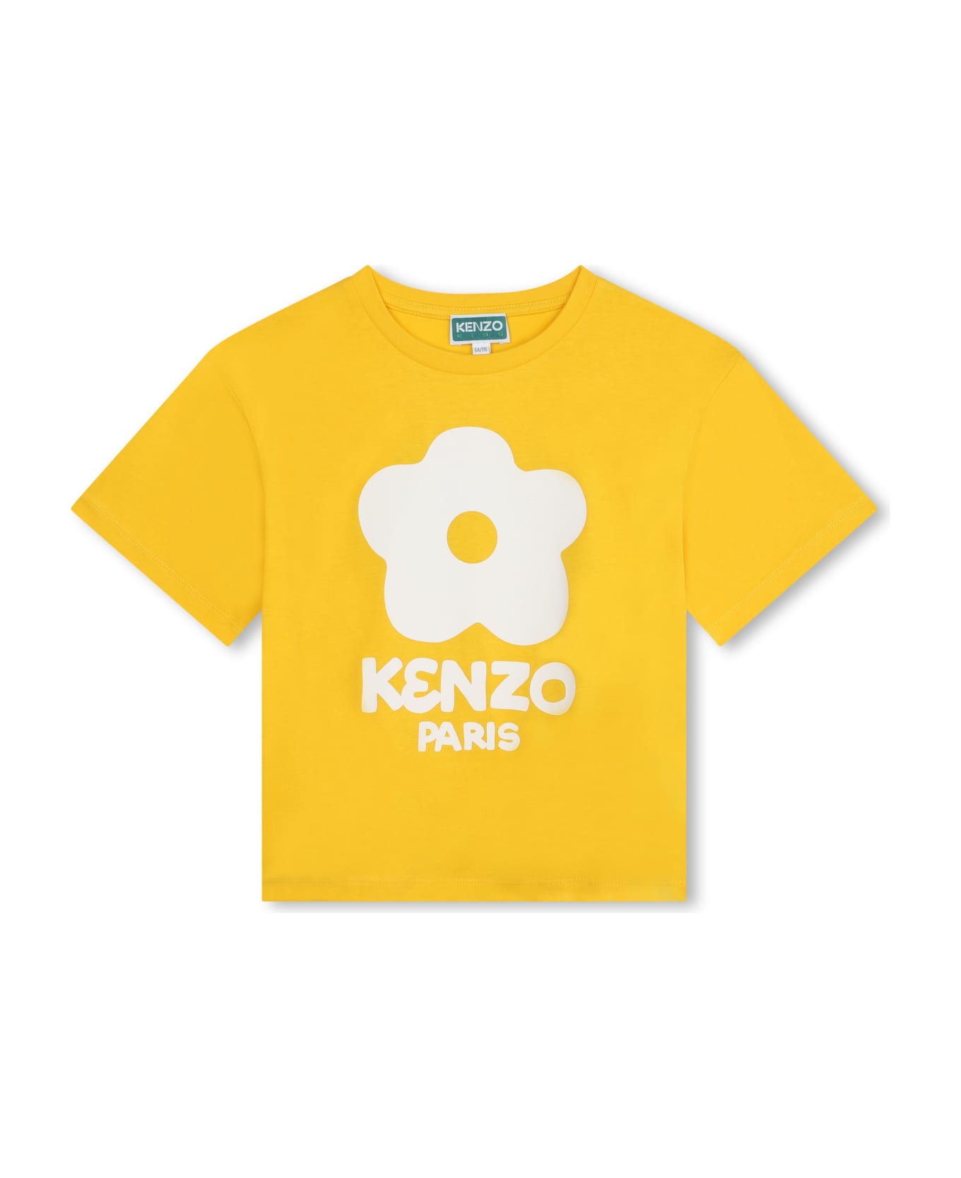 Kenzo Kids T-shirt Con Logo - Yellow