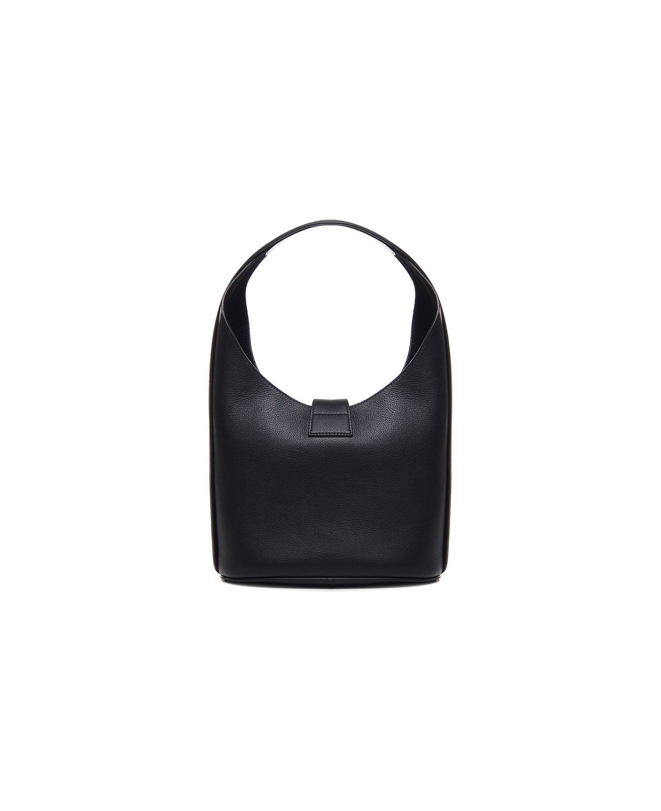 Ferragamo Hobo Mini Bag With Gancini Buckle - Black