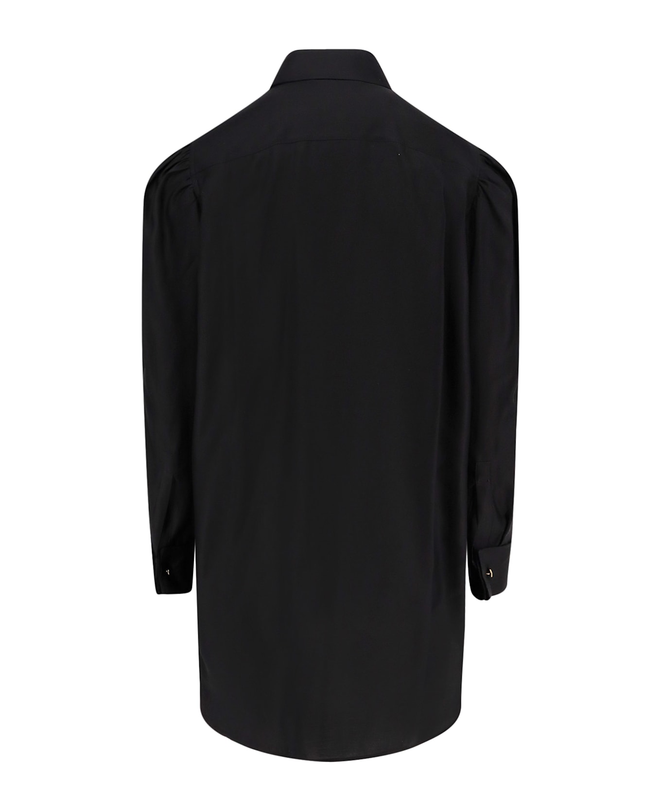 Max Mara Faraday Long Cotton Shirt - Black