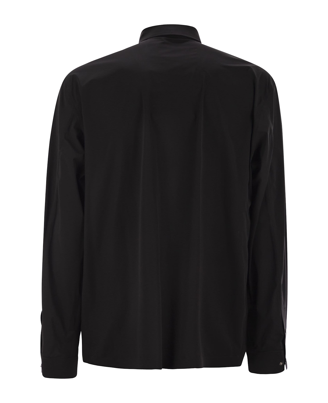 Herno Master Nylon Shirt-cut Jacket - BLACK