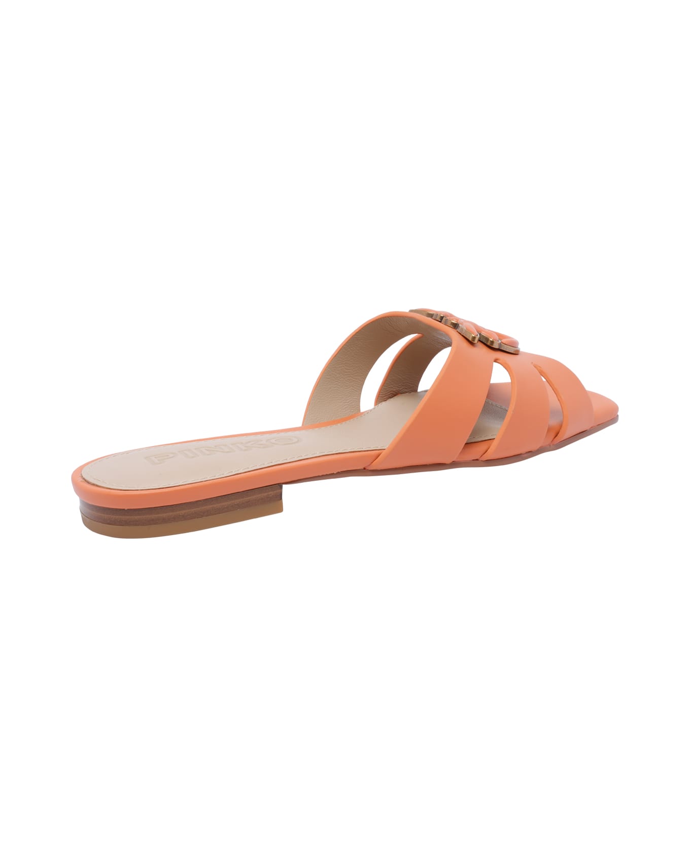 Pinko Marli Flat Sandals - Brown