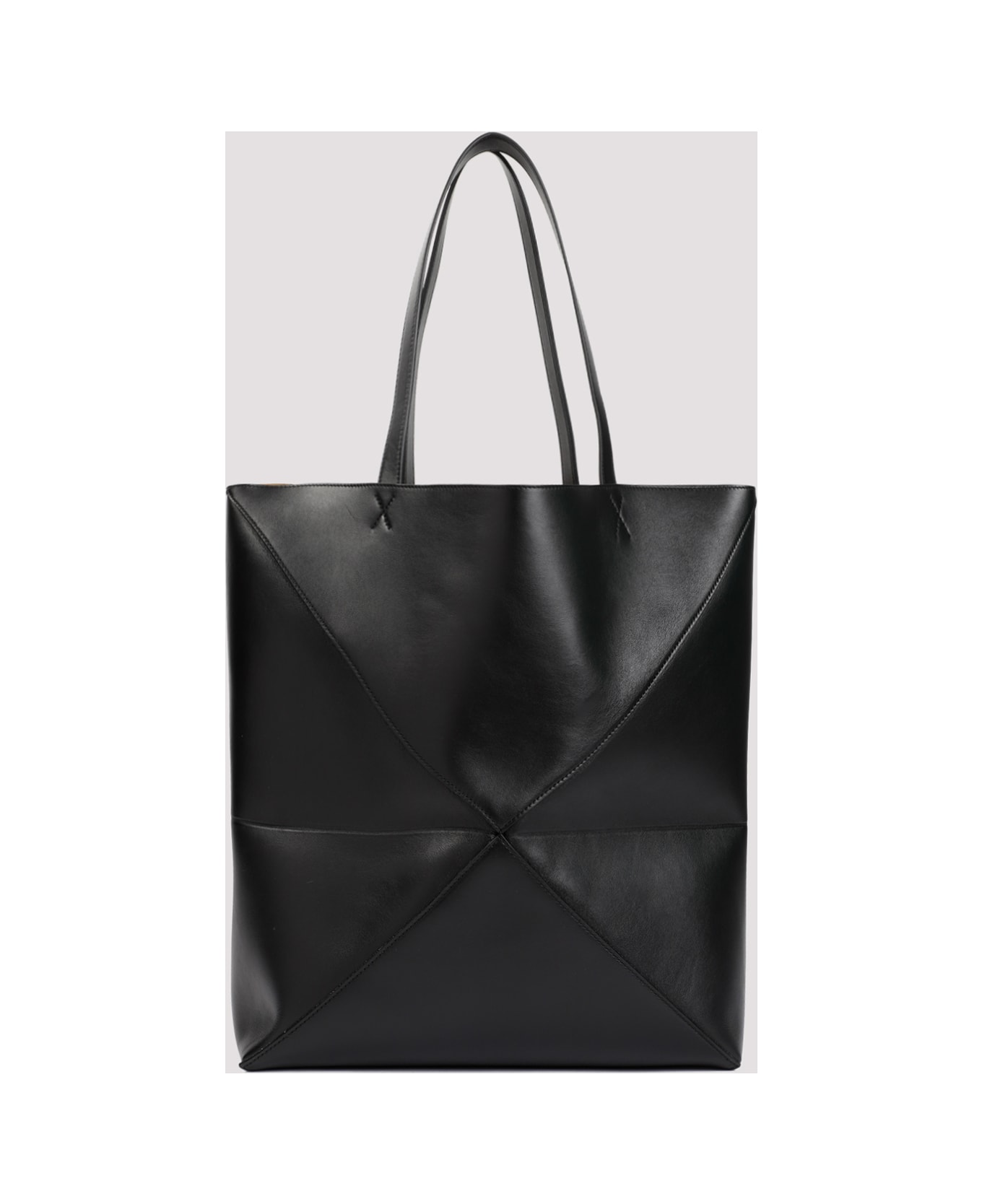 Loewe Puzzle Fold Large Tote - Black