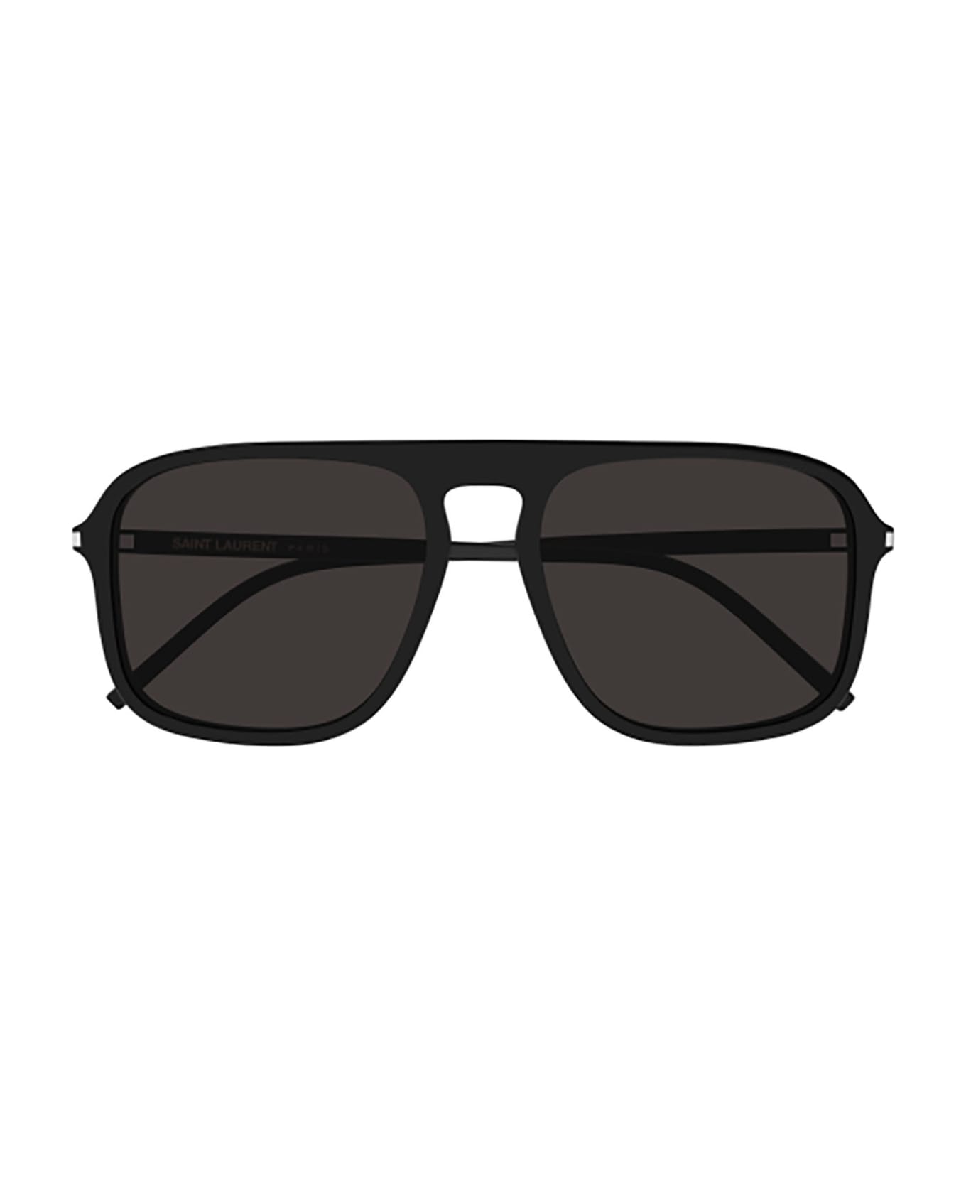 Saint Laurent Eyewear Sl 590 Sunglasses - BLACK-BLACK-BLACK