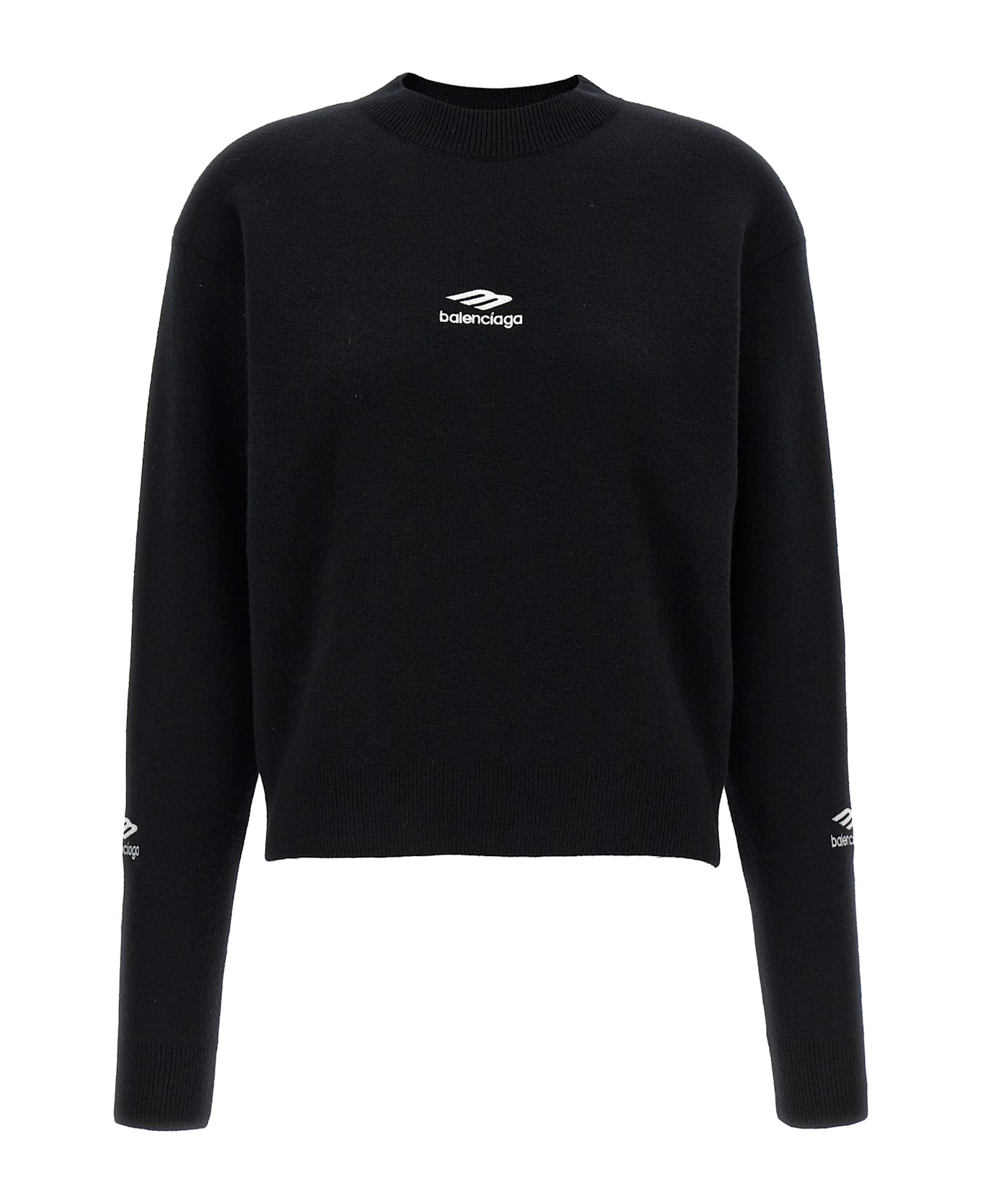 Balenciaga Logo Sweater - Black  