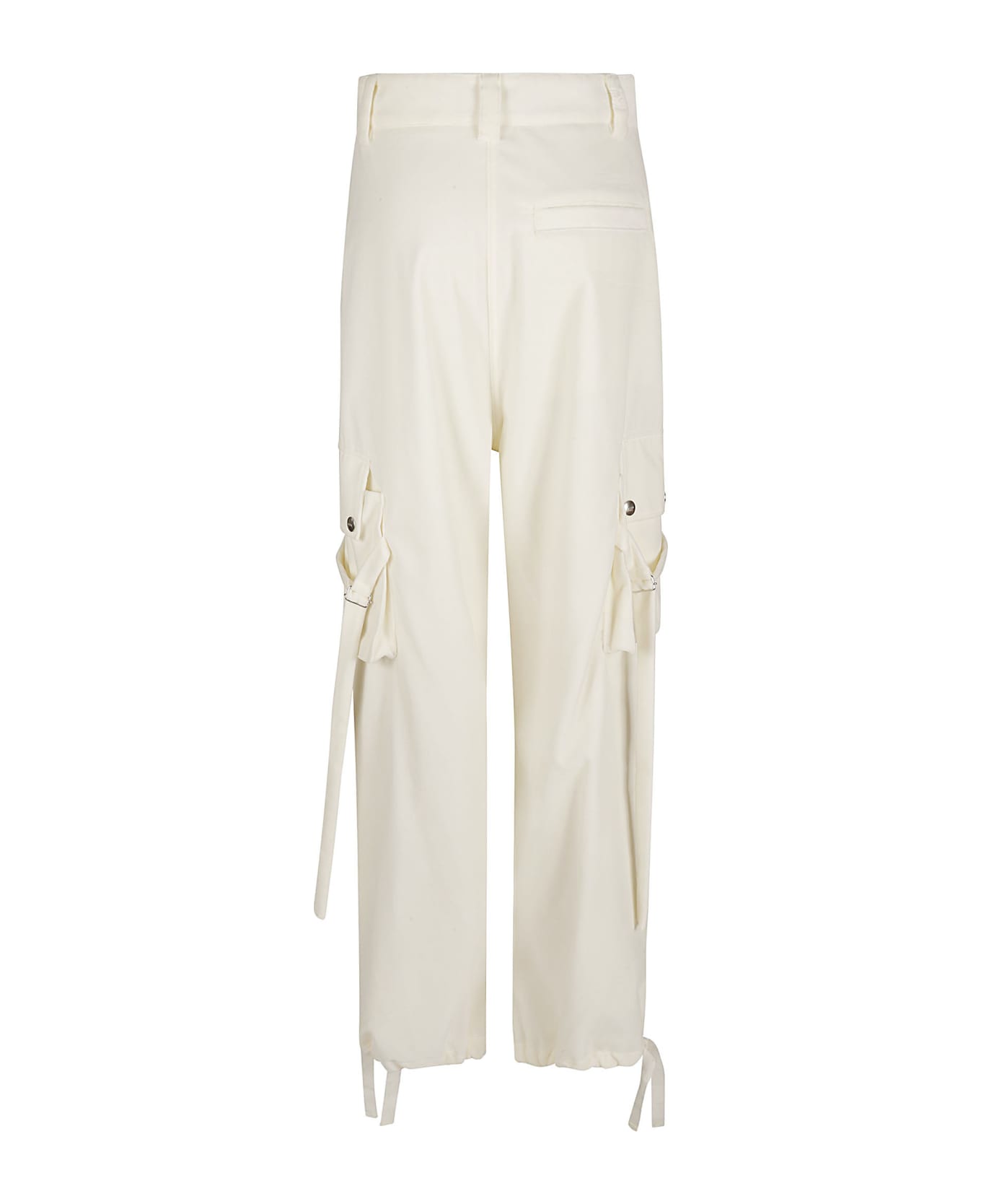 MSGM Cargo Long Trousers - Natural