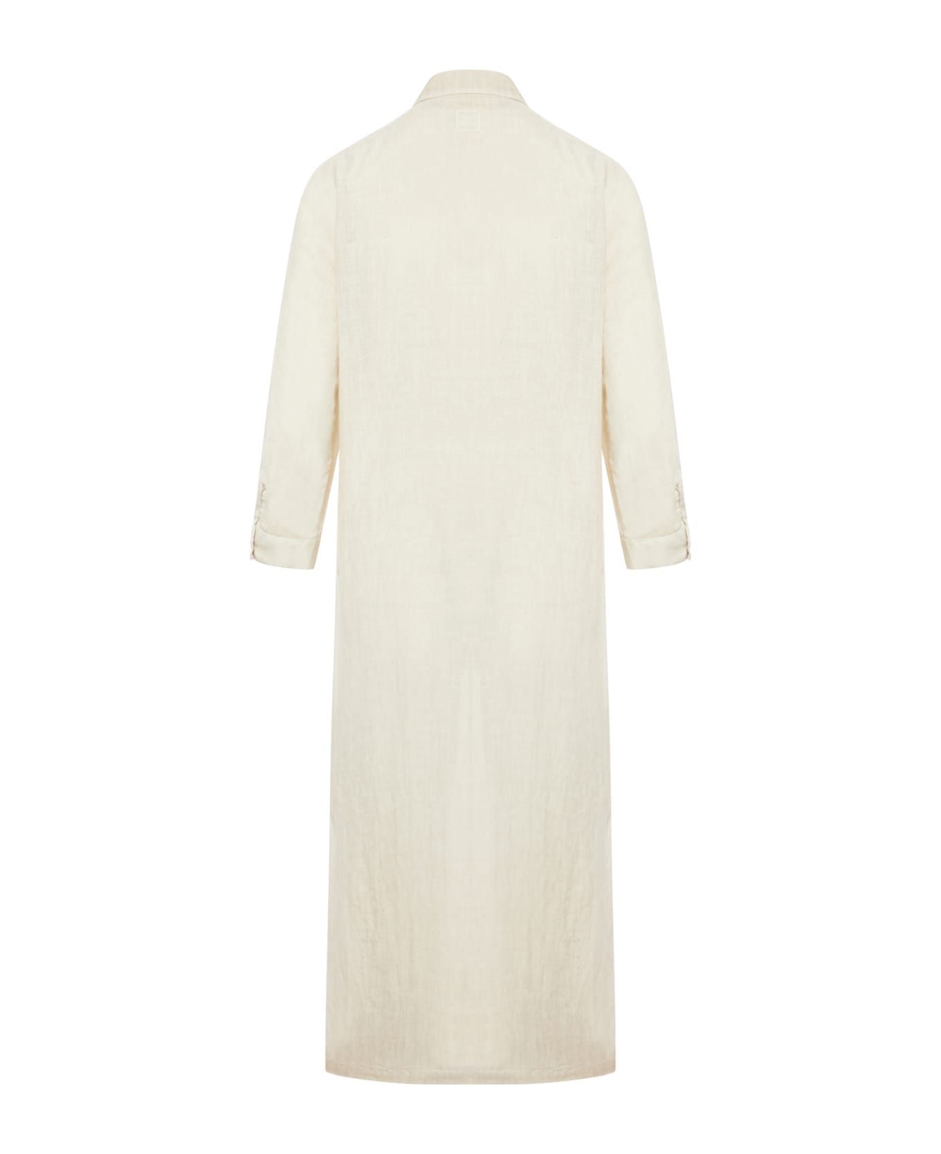 120% Lino Woman Dress - Safari Soft