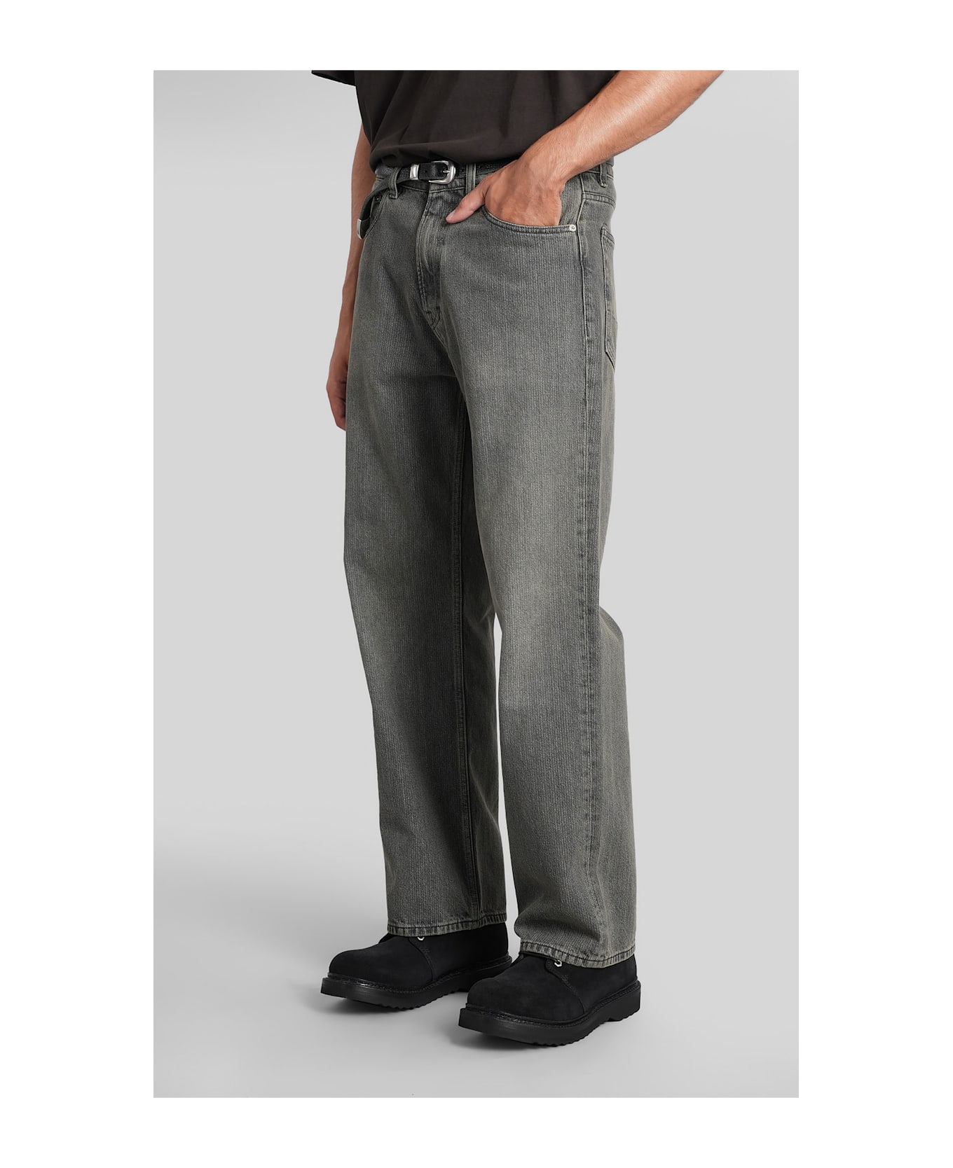 Our Legacy Third Cut Jeans In Blue Cotton - blue