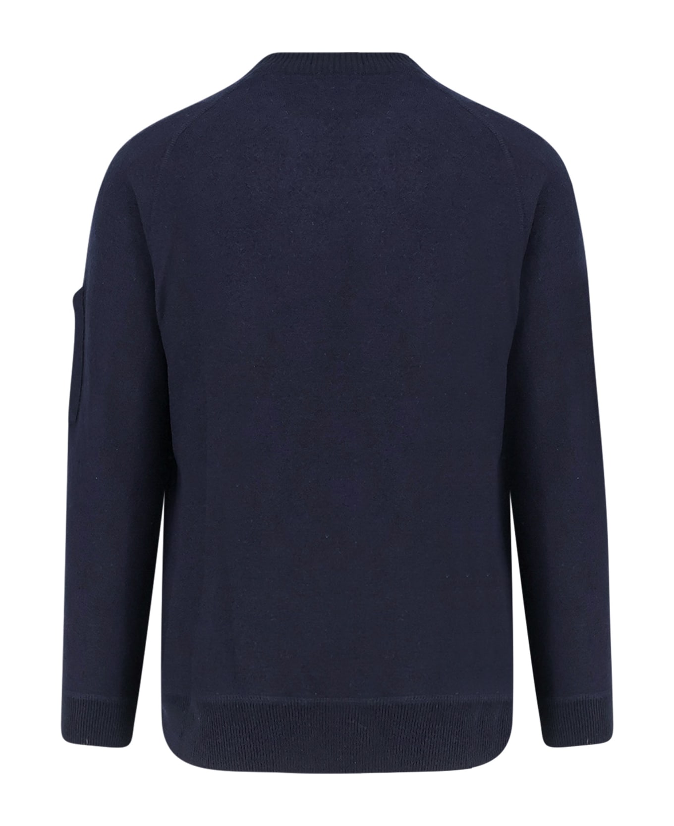 C.P. Company Wool And Cotton Felted Sweater - TOTAL ECLIPSE