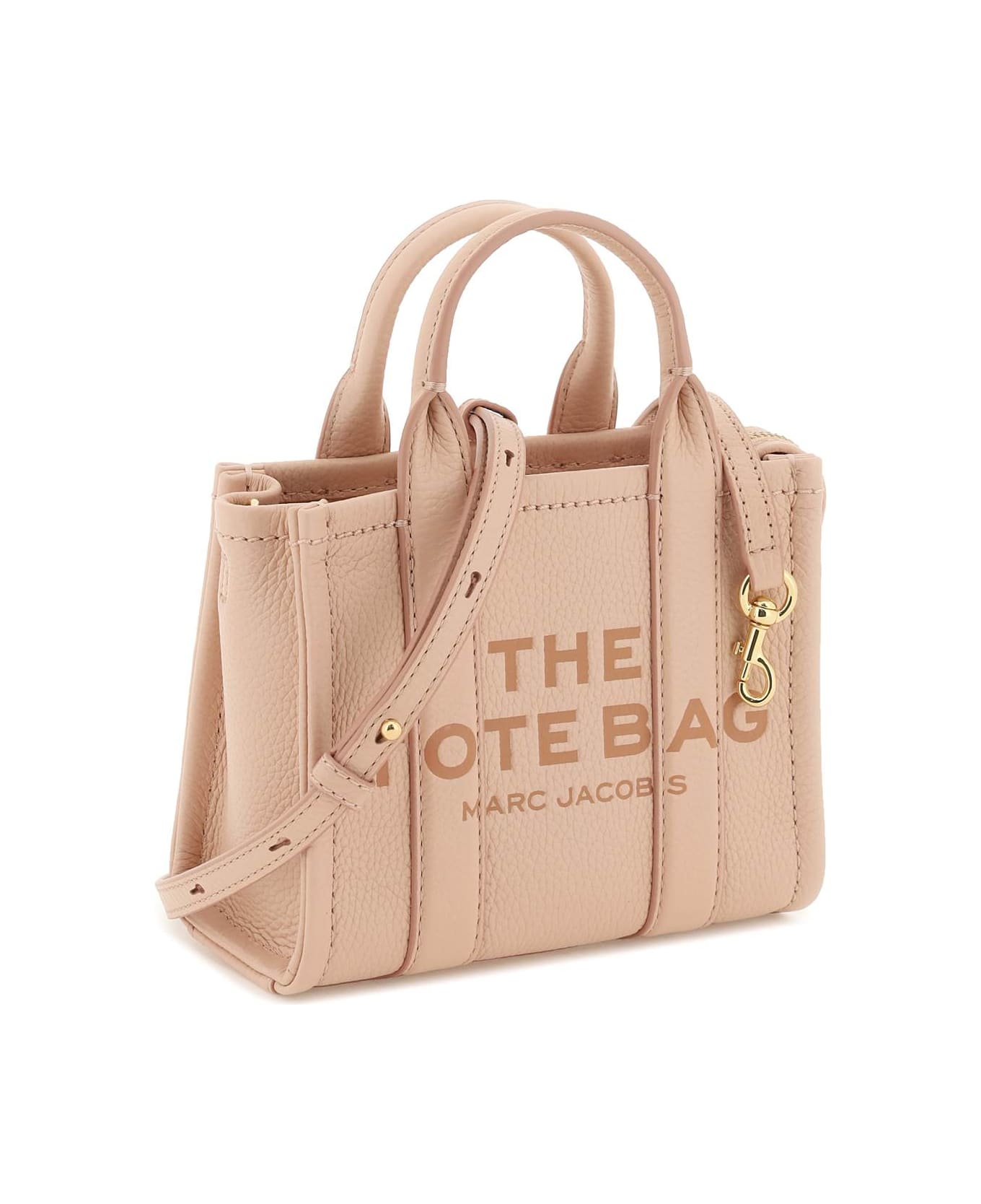 Marc Jacobs The Leather Micro Tote Bag - Rose トートバッグ