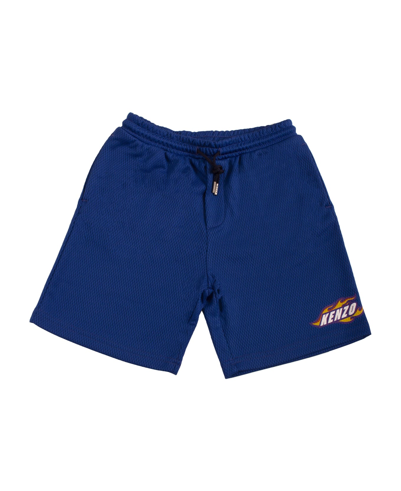 Kenzo Kids Logo Print Shorts - Blue