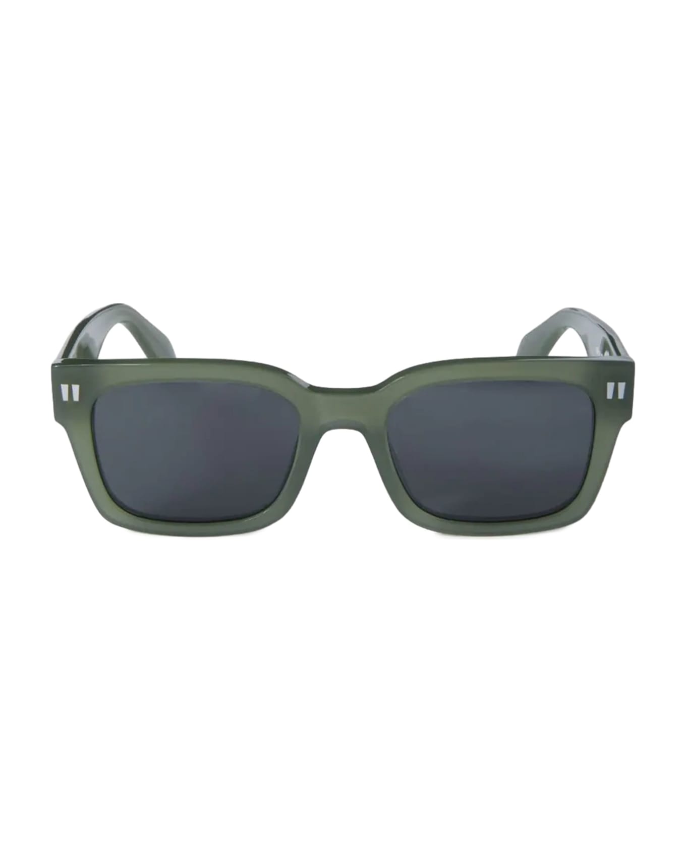 Off-White Midland - Olive Green / Dark Grey Sunglasses - olive green