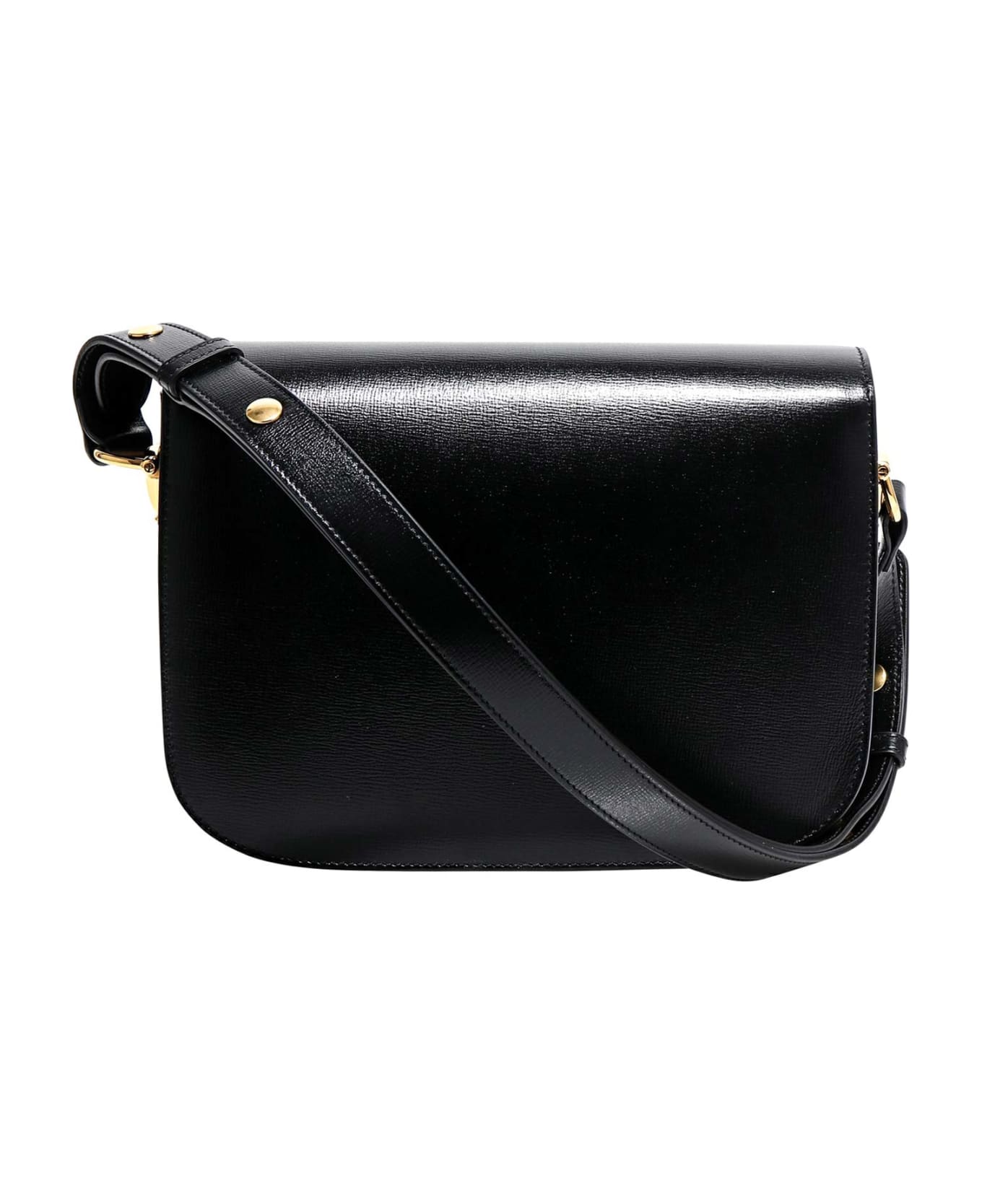 Gucci 1955 Horsebit Shoulder Bag - Black
