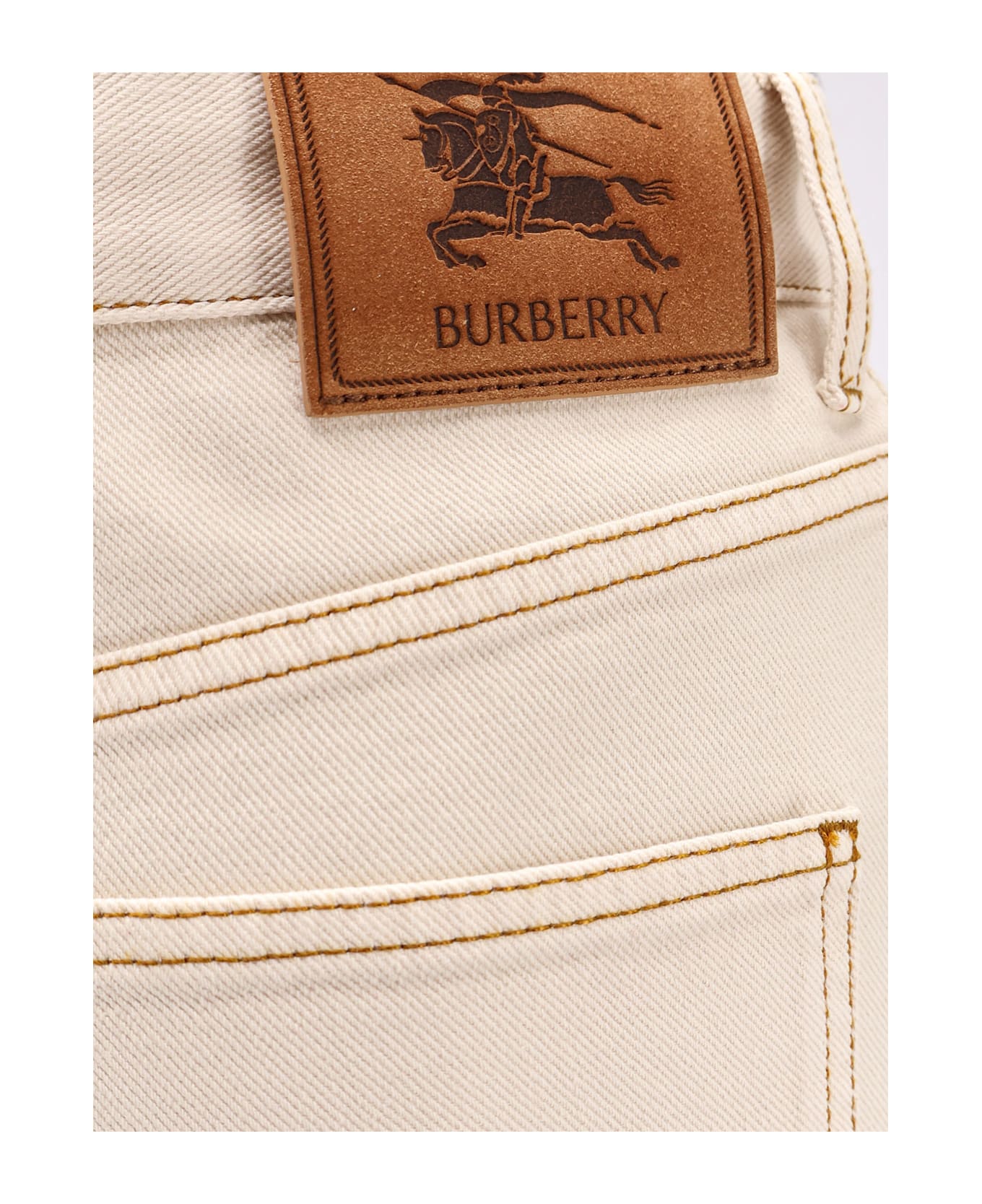 Burberry Denim Trousers - CERAMIC WHITE