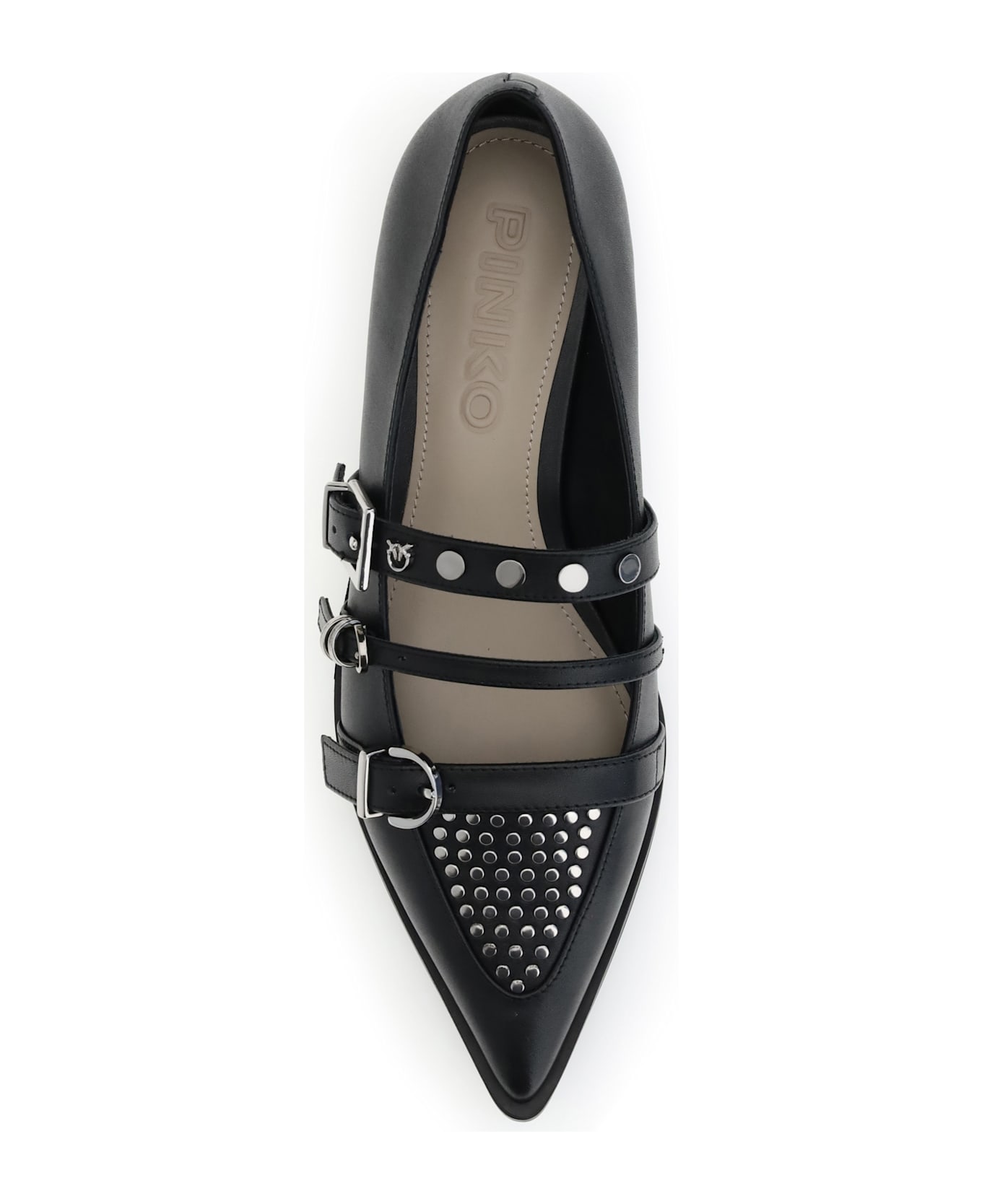 Pinko Studded Ballerinas