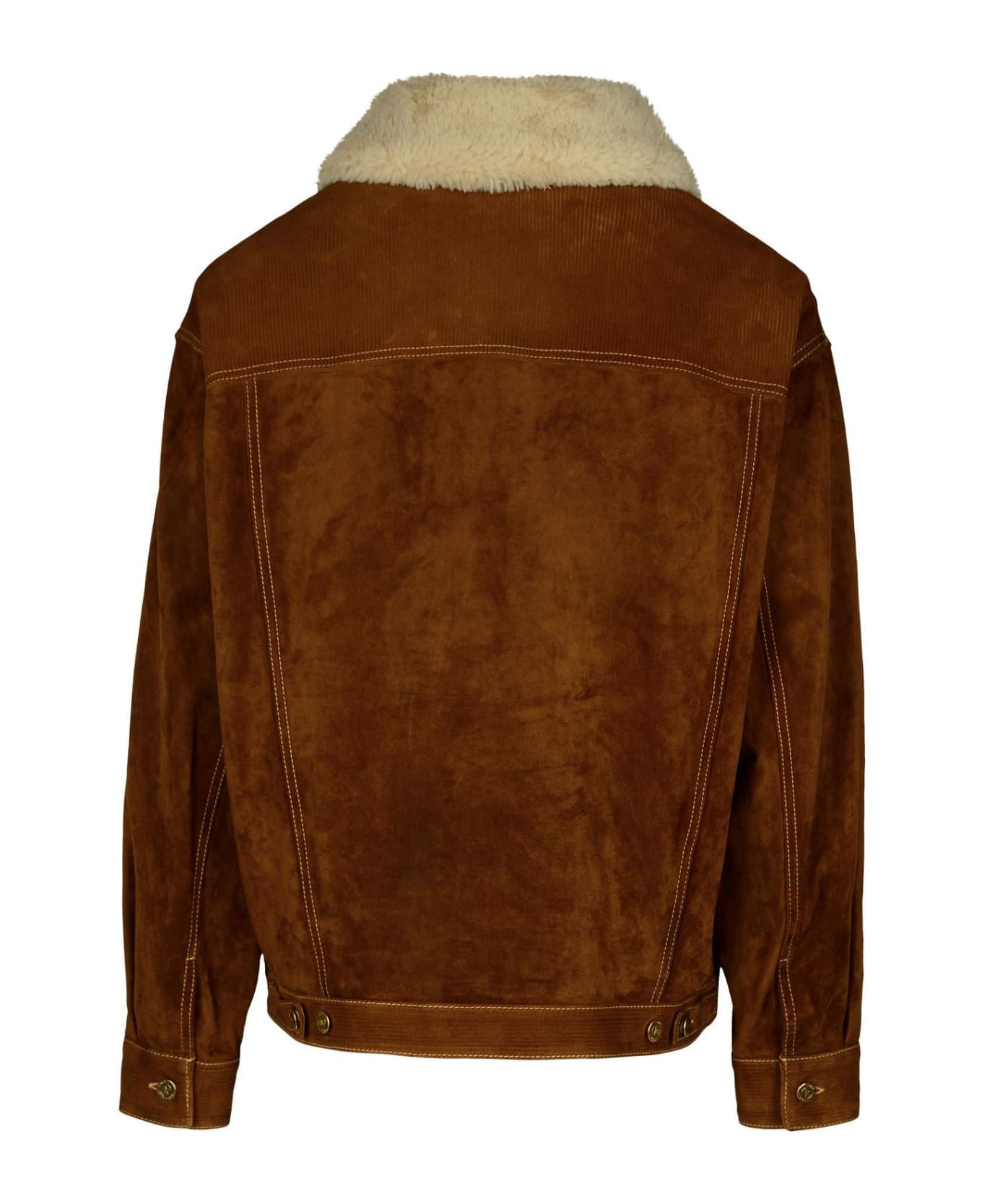 Golden Goose Brown Cowhide Jacket - Brown