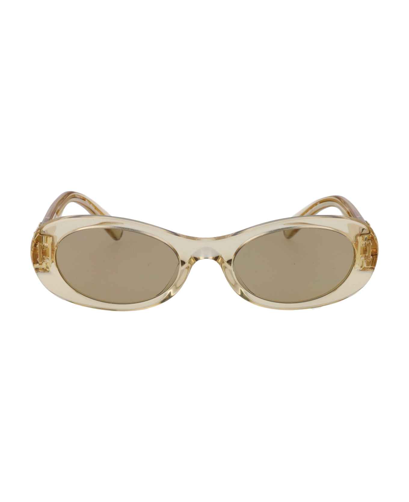 Miu Miu Eyewear 0mu 06zs Sunglasses - 11T40F Sand Transparent