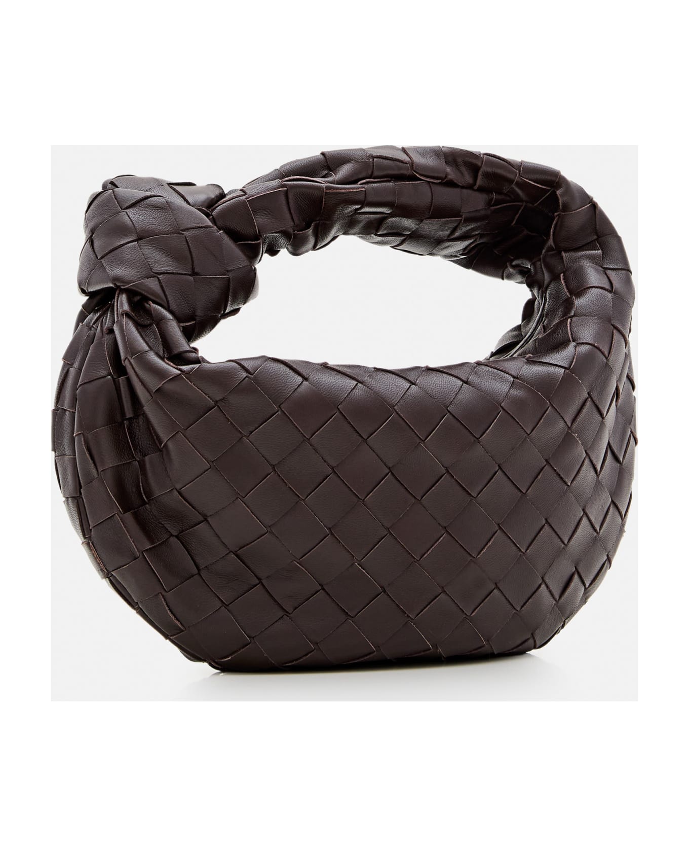 Bottega Veneta Mini Jodie Leather Handbag - FONDANTGOLD