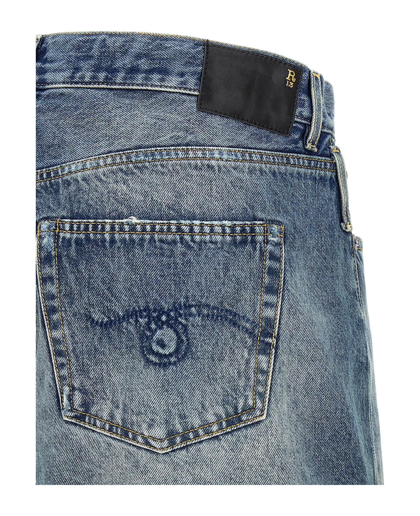 R13 
crossover
 Shorts - Blue
