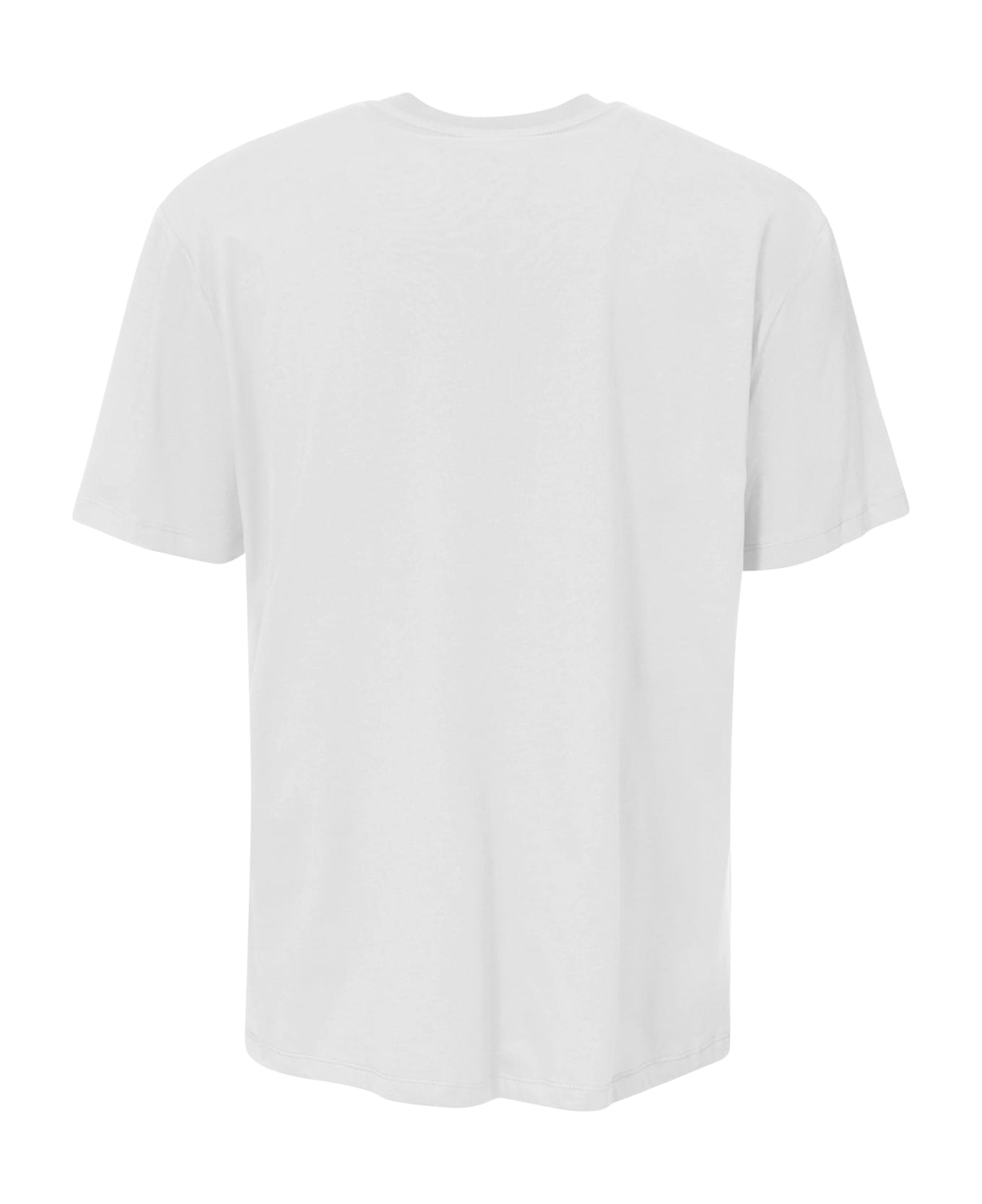 Just Cavalli White Short Sleeves T-shirt - White シャツ