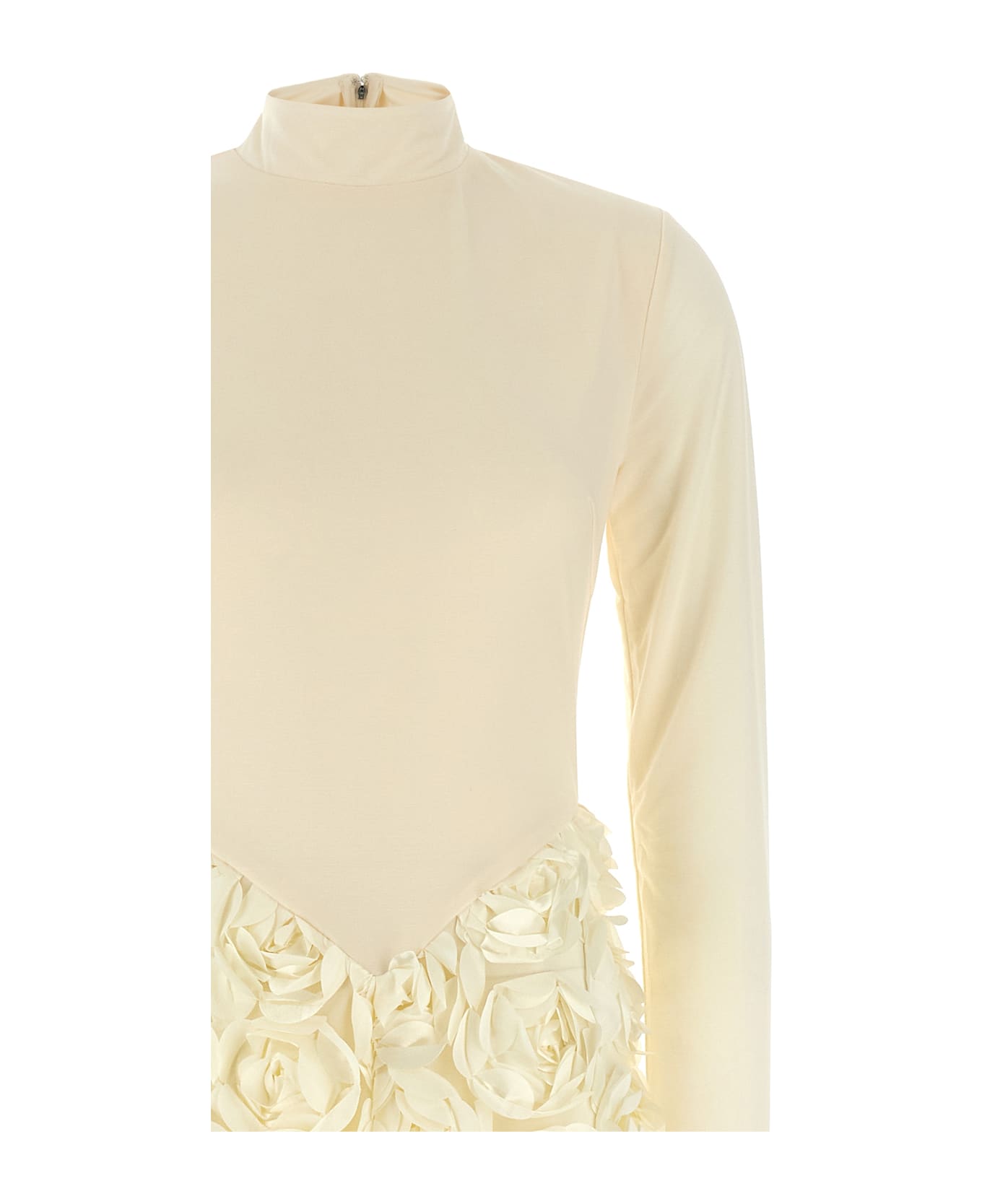 Rotate by Birger Christensen 
long Sleeve Maxi
 Dress - White