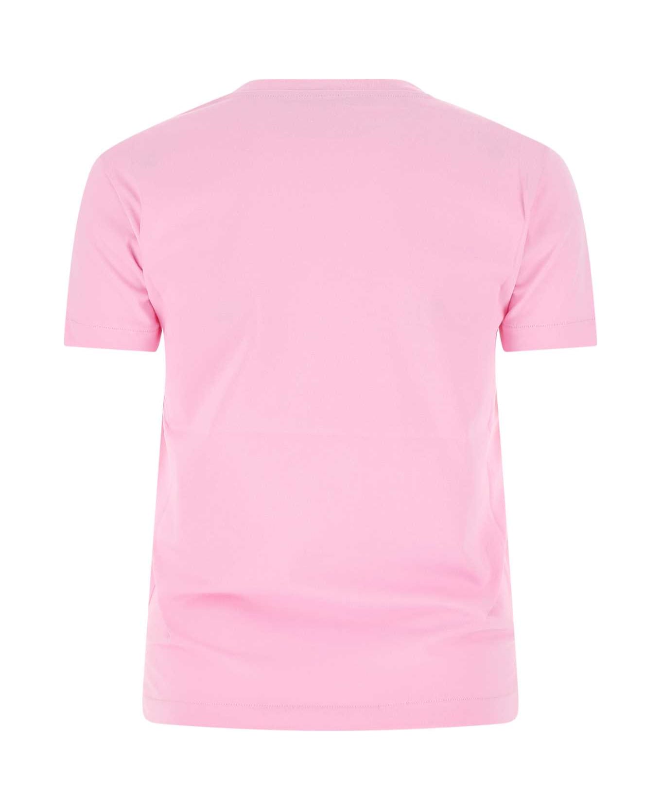Stella McCartney Pink Cotton T-shirt - 5636