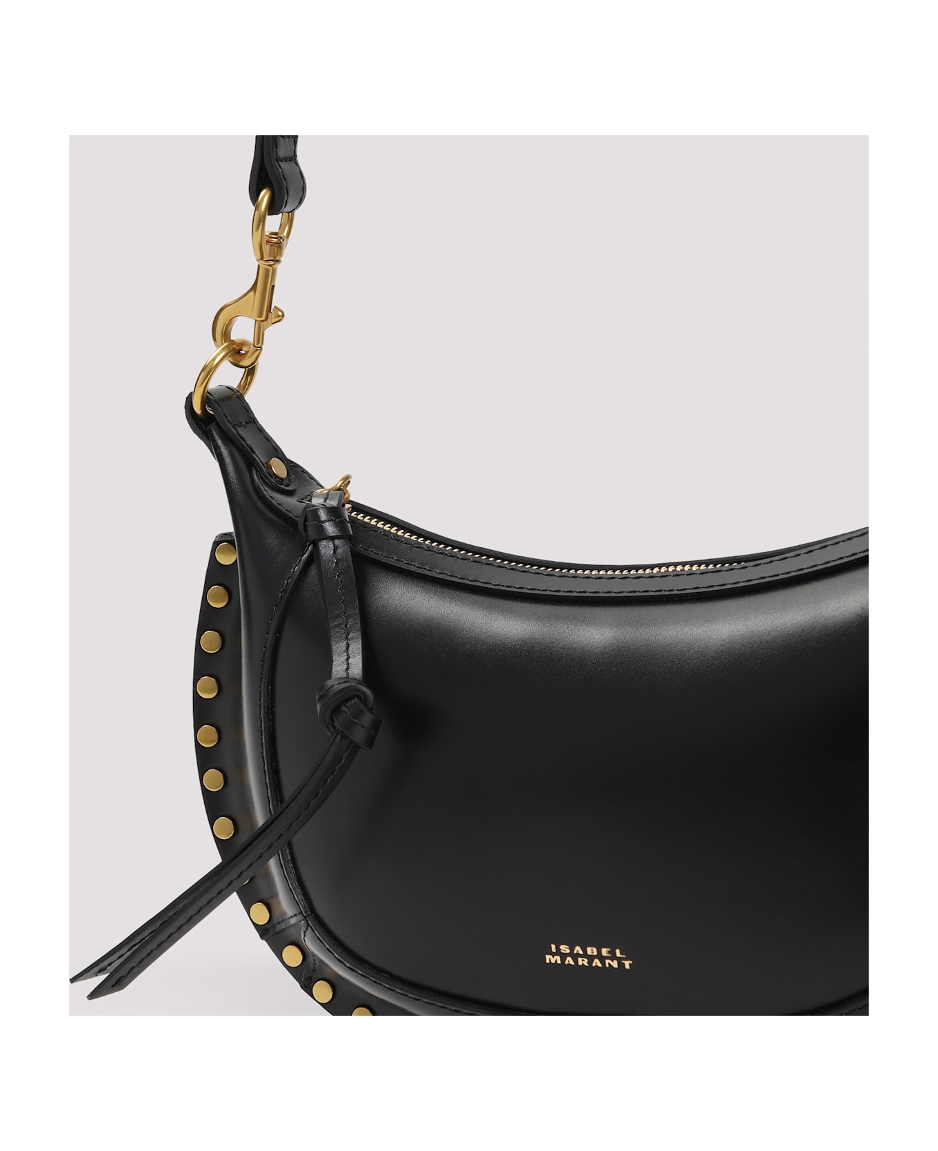 Isabel Marant Oskan Moon Shoulder Bag - Bk Black