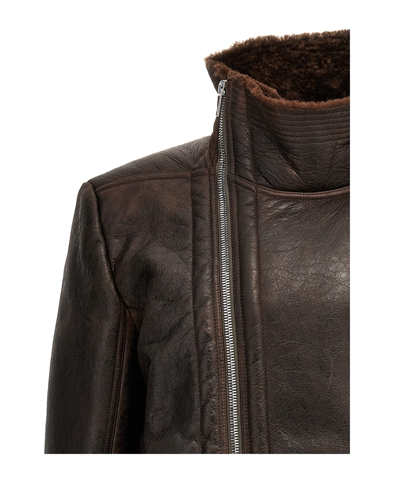 Rick Owens 'bauhaus' Jacket - Brown