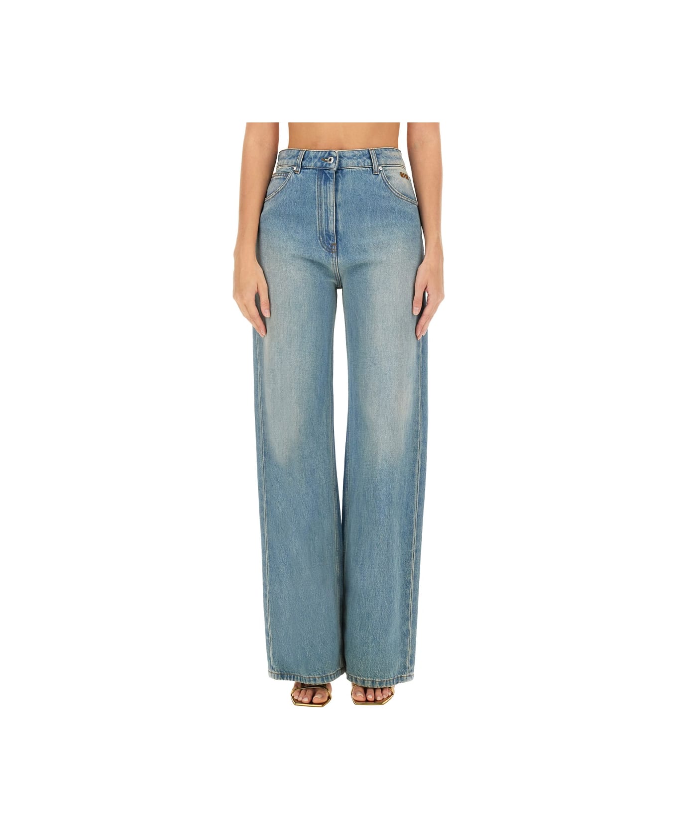 MSGM Jeans Wide Leg - DENIM