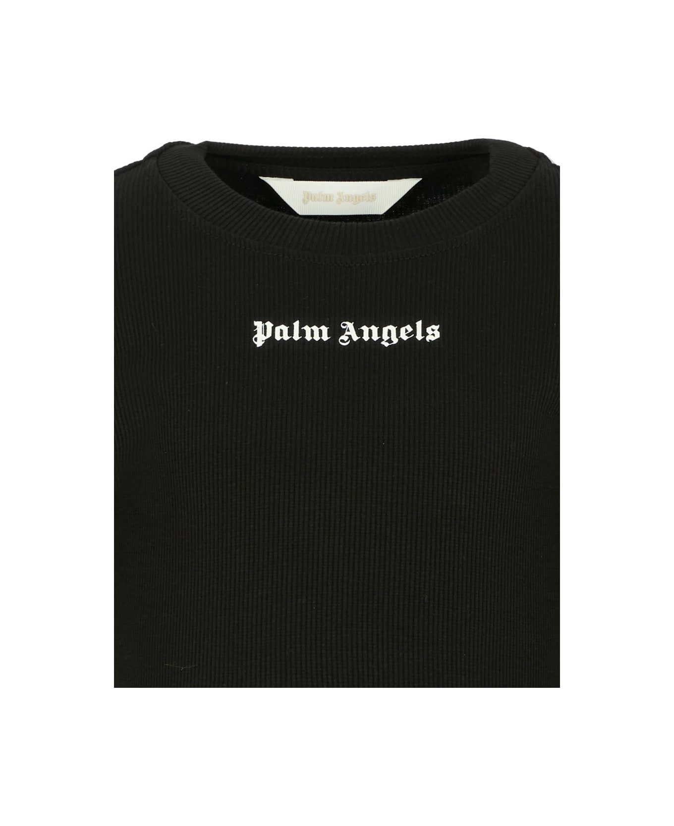 Palm Angels T-shirt With Logo - BLACK