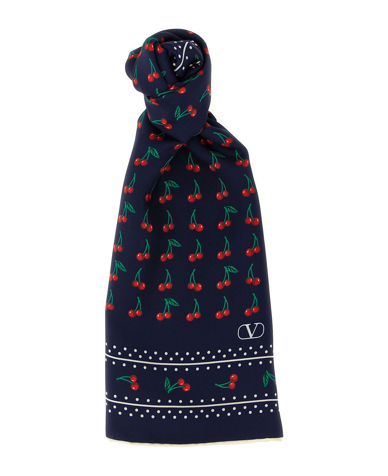 Valentino Garavani 
cherryfic
 Scarf - Blue