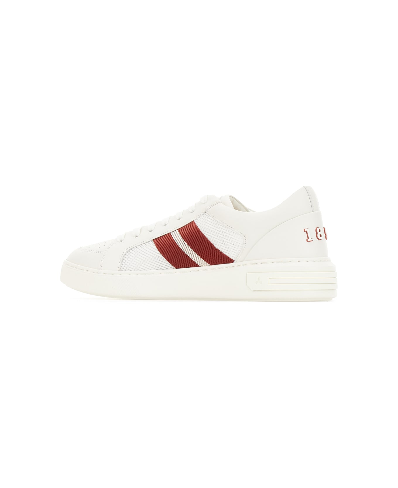 Bally White Leather And Mesh Sneakers - F007