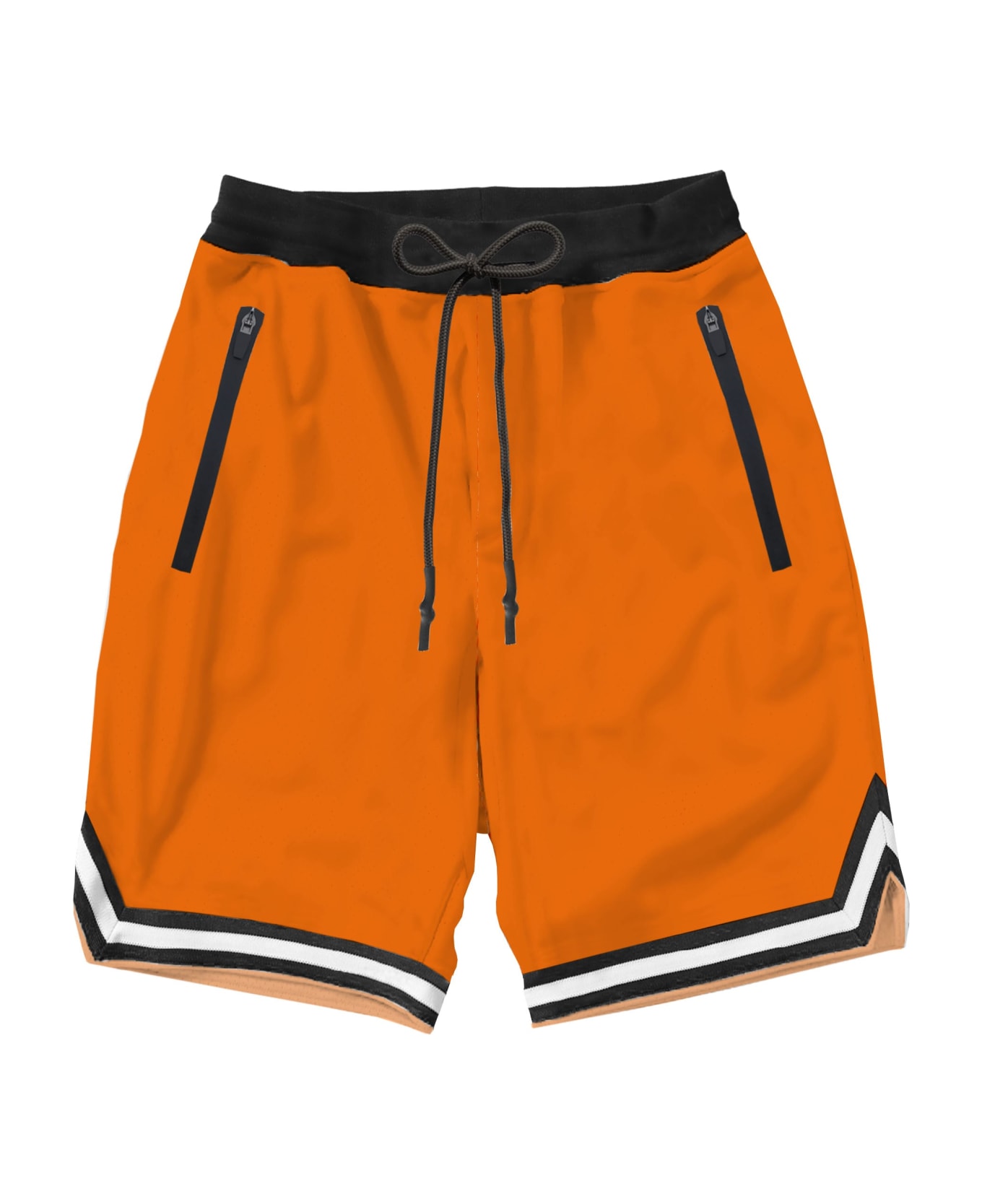 MC2 Saint Barth Fluo Orange Swim Shorts Surf Style - ORANGE