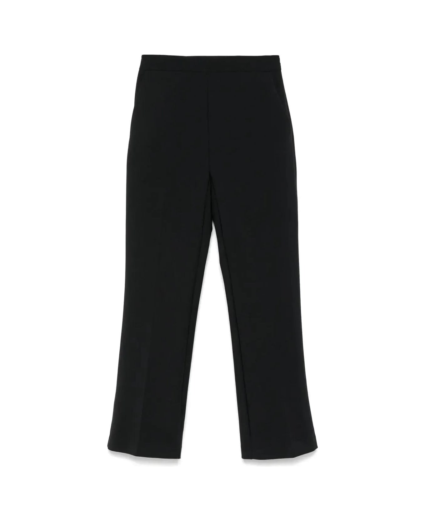 Elisabetta Franchi Cropped Trousers - Black