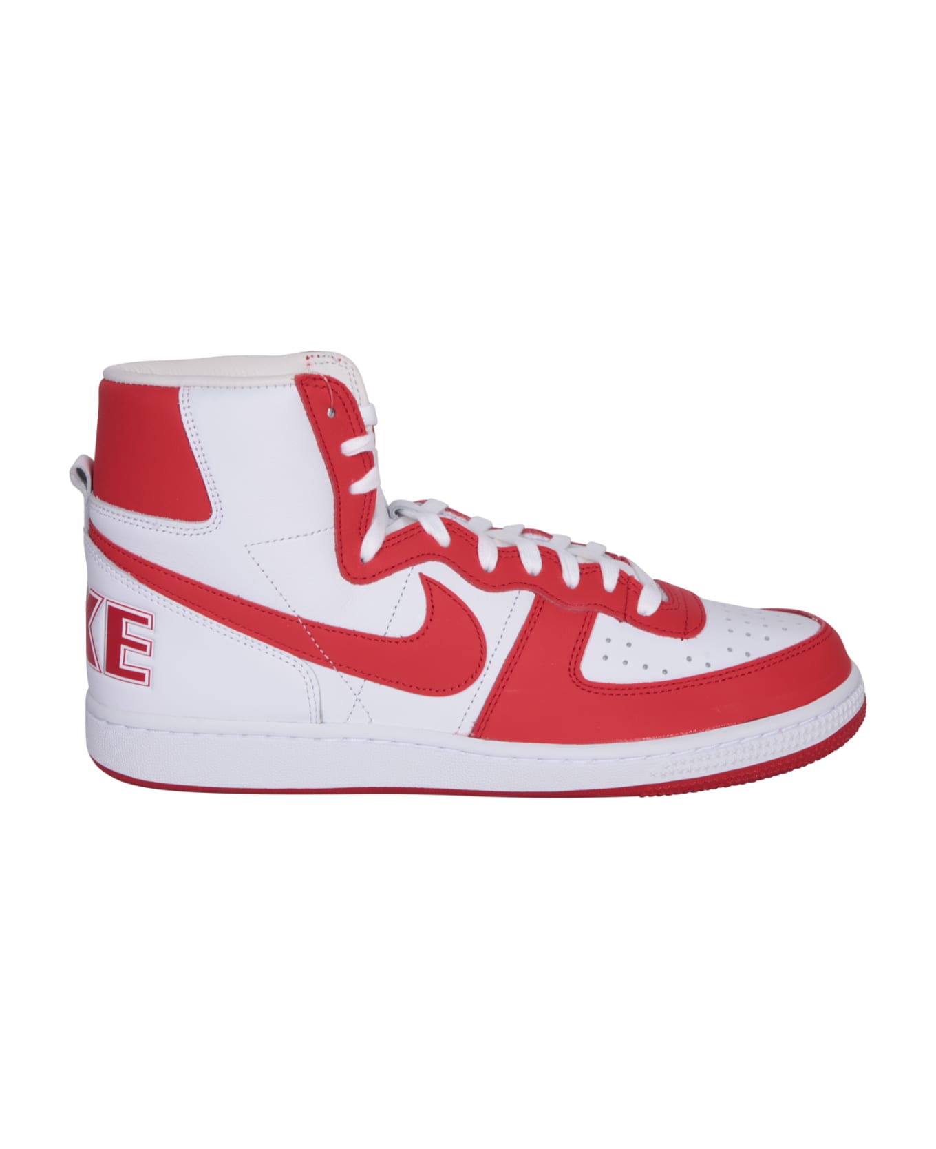 Comme Des Garçons Homme Plus Sneakers High-top Nike Terminator Red/white - Red
