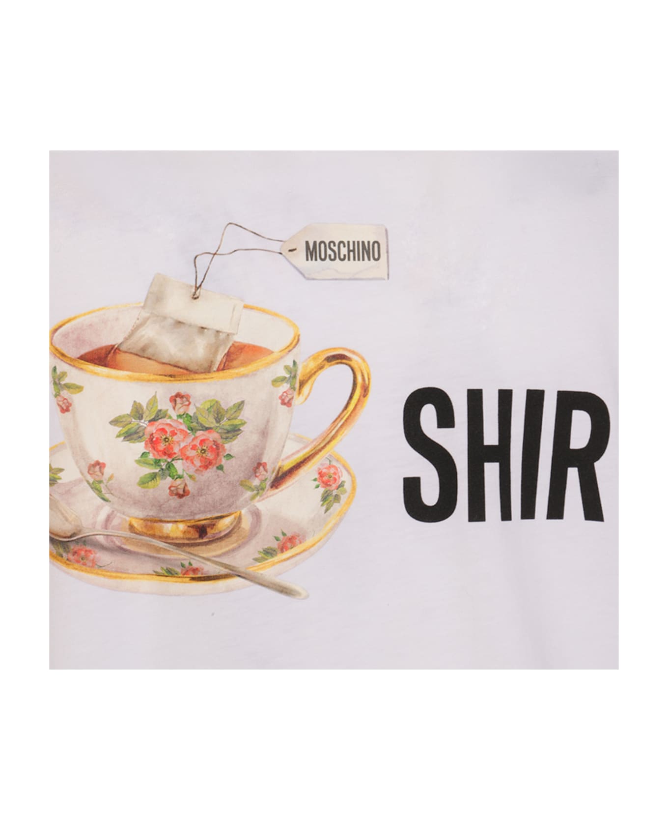Moschino White Cotton T-shirt - White