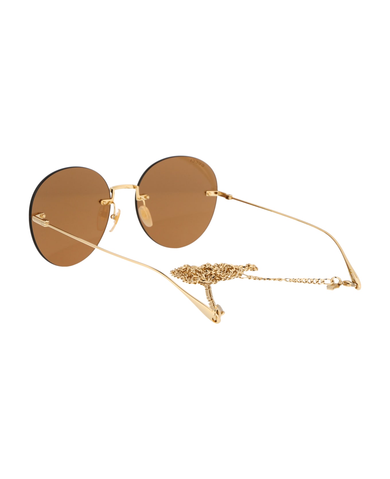Gucci Eyewear Gg1149s Sunglasses - 003 GOLD GOLD BROWN