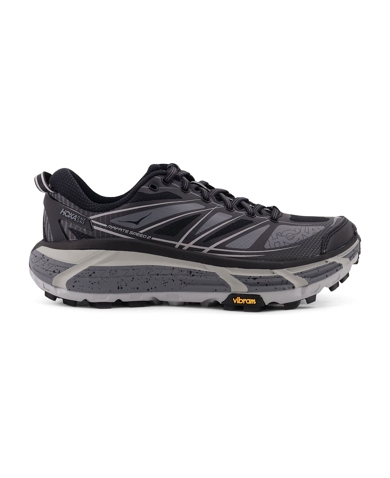 Hoka U Mafate Speed 2 Mesh And Rubber Sneakers - Black