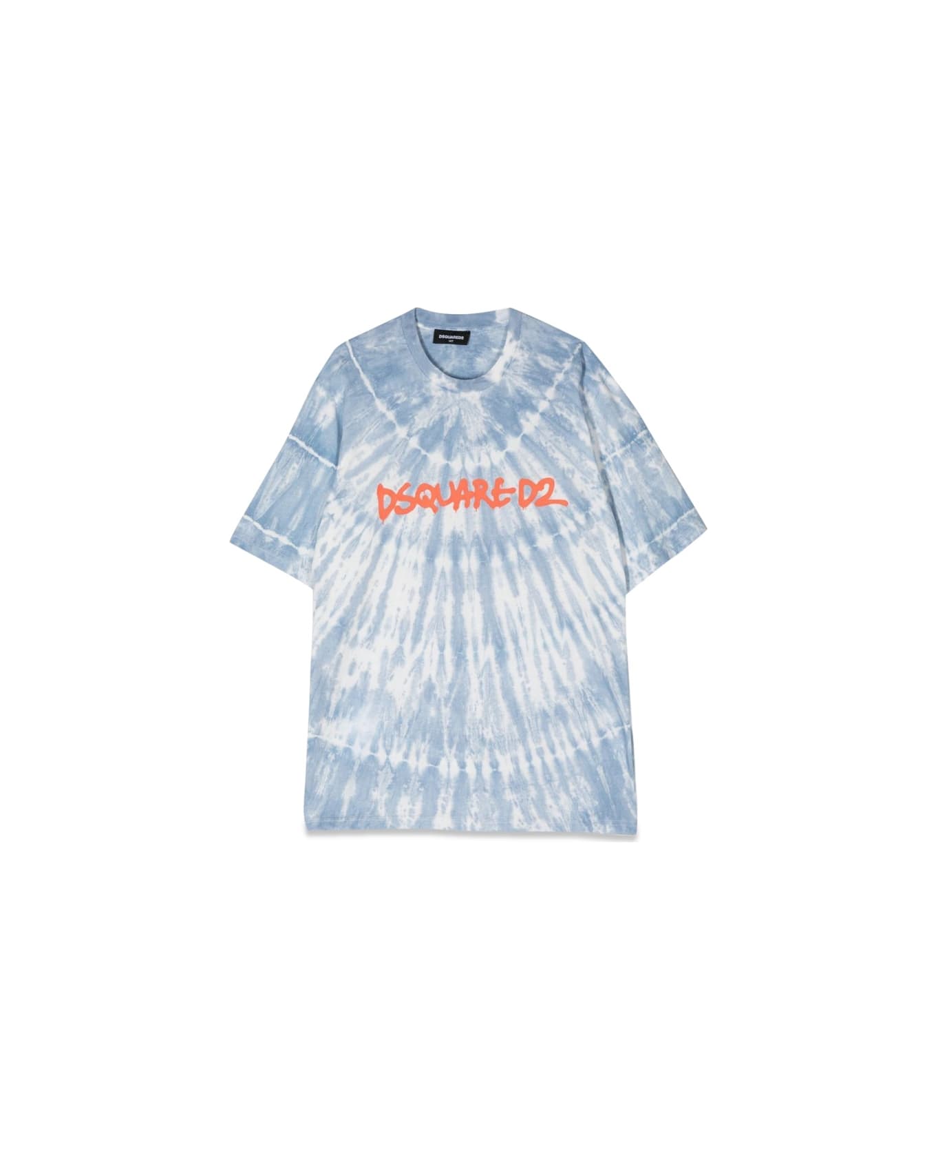 Dsquared2 Mc Logo Slouch Fit T-shirt - AZURE