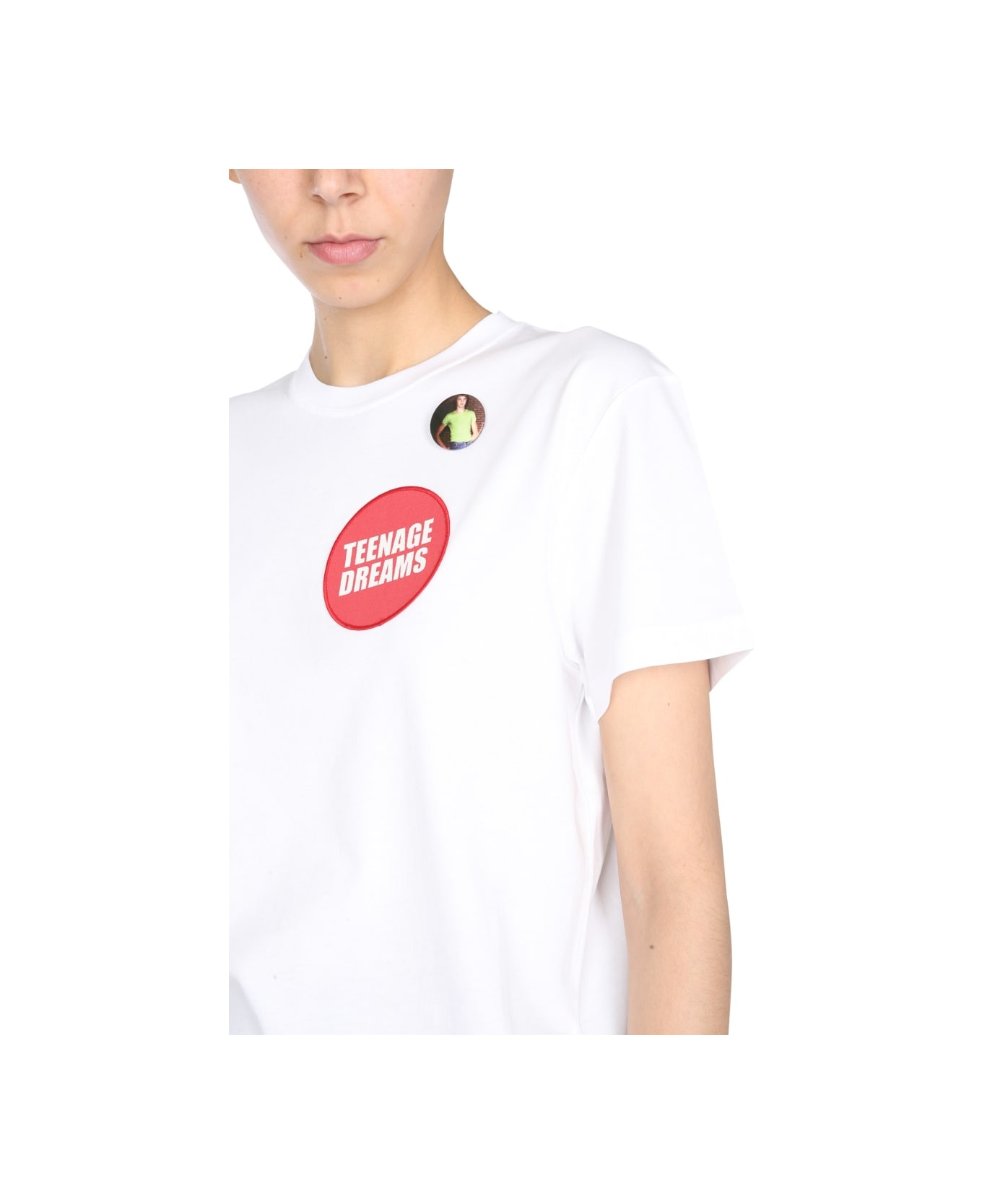 Raf Simons Crew Neck T-shirt - WHITE Tシャツ
