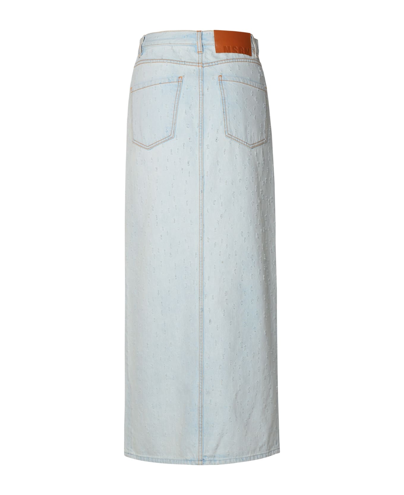 MSGM Light Blue Cotton Skirt - Light Blue スカート